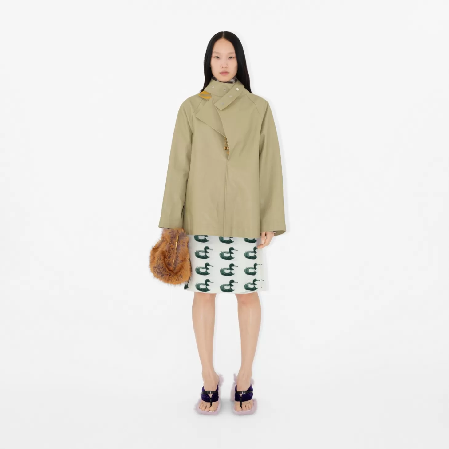 Burberry Läderjacka*Kvinnor Kaffor och jackor