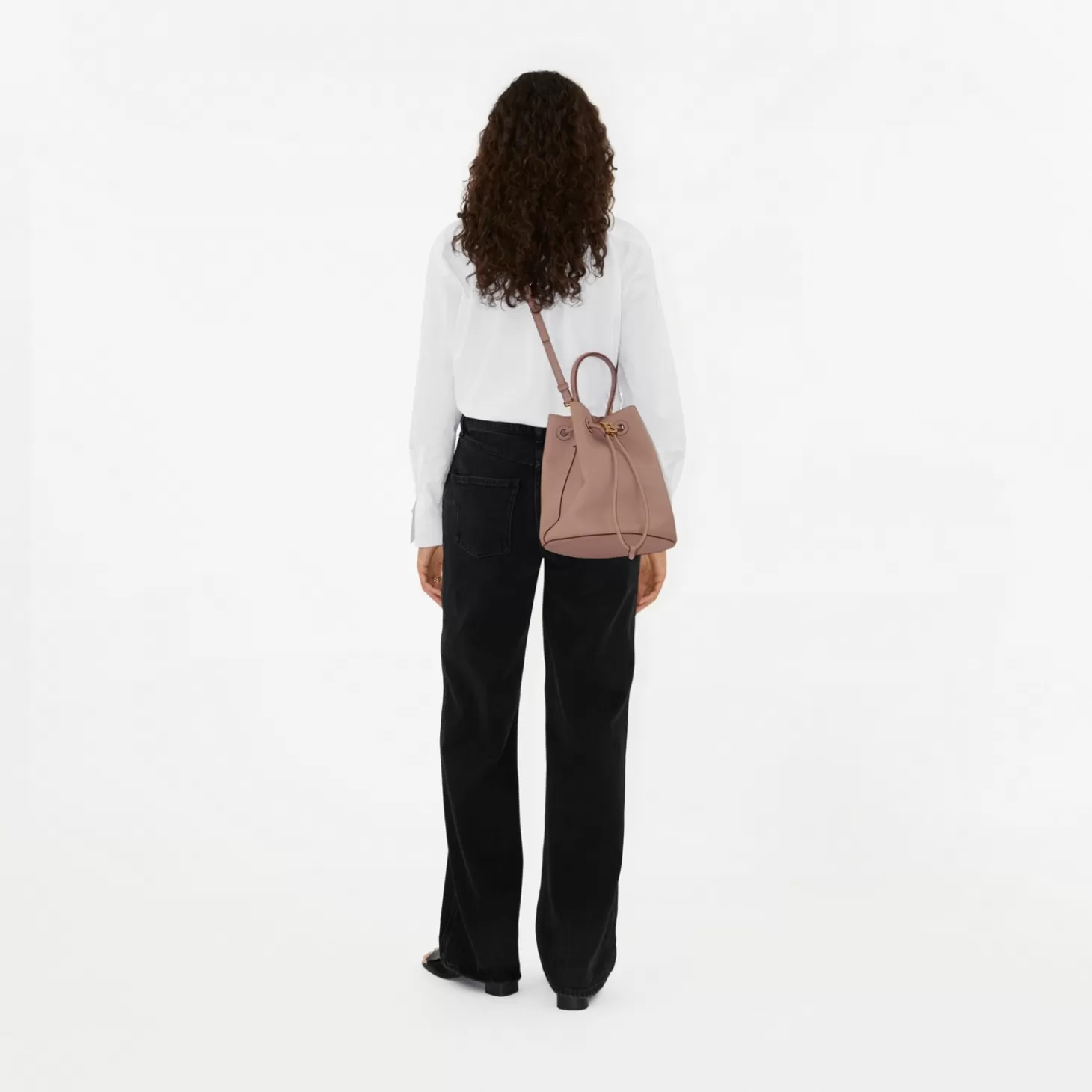 Burberry Liten Tb Bucket Bag*Kvinnor Crossbody