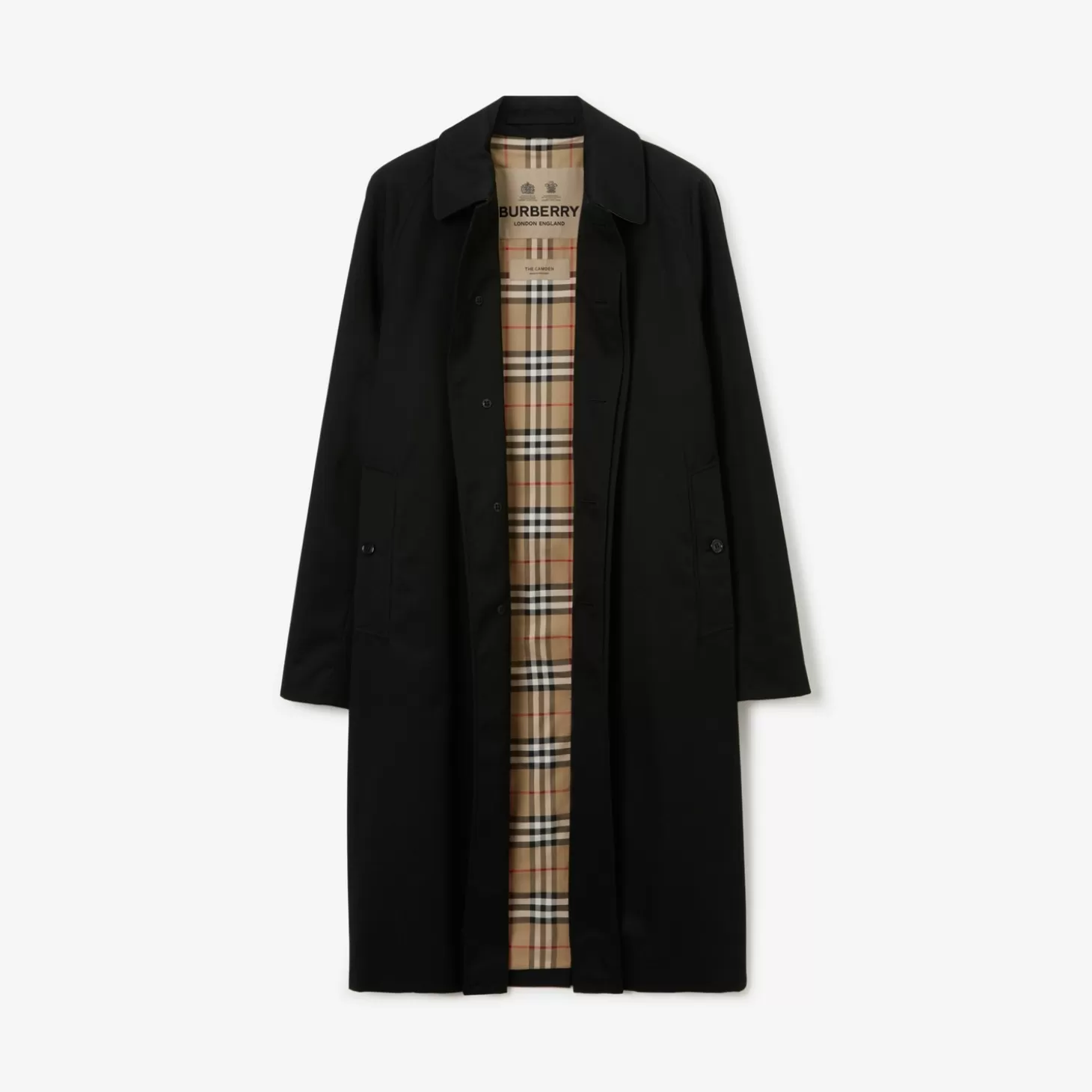 Burberry Lång Camden Heritage Car Coat*Män Kaffor och jackor | Trenchcoats