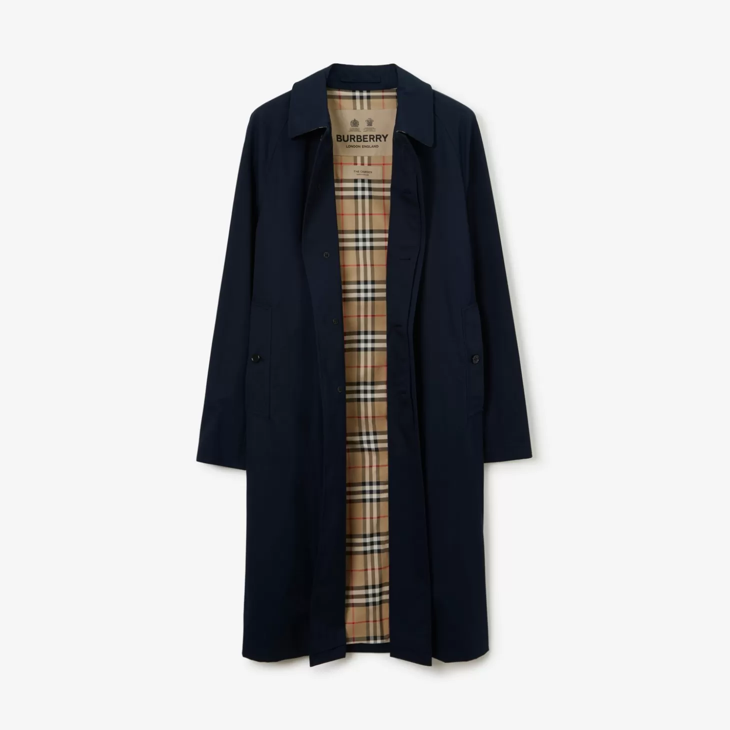 Burberry Lång Camden Heritage Car Coat*Män Kaffor och jackor | Trenchcoats