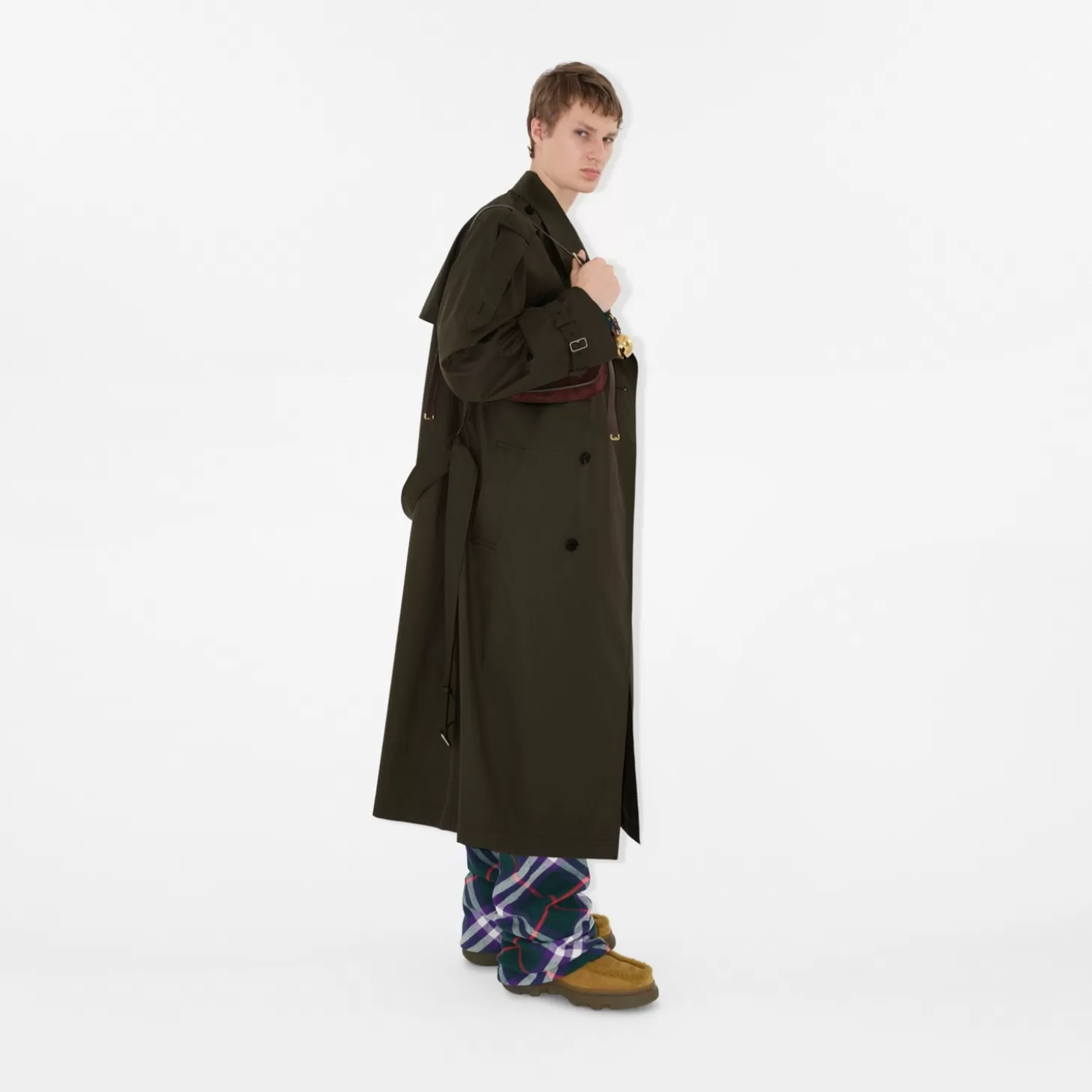 Burberry Lång Castleford trenchcoat*Män Kaffor och jackor | Trenchcoats
