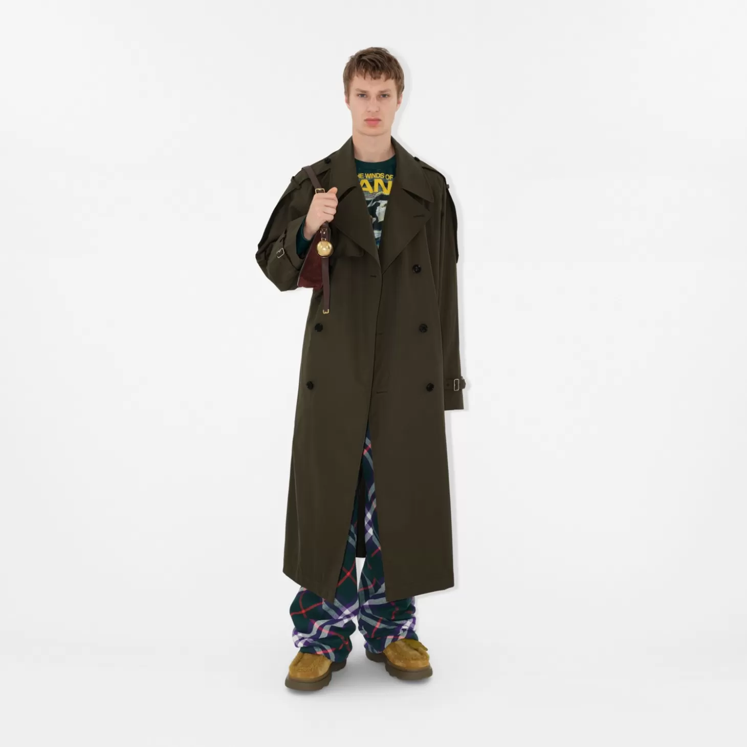 Burberry Lång Castleford trenchcoat*Män Kaffor och jackor | Trenchcoats