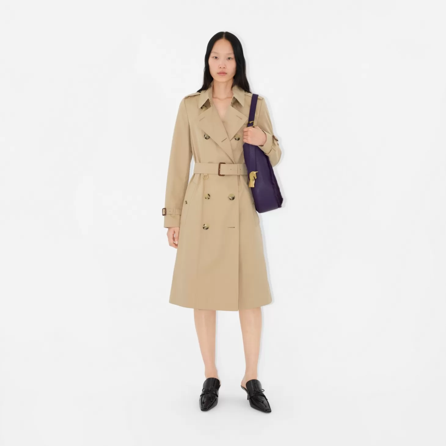 Burberry Lång Chelsea Heritage Trench Coat*Kvinnor Kaffor och jackor | Trenchcoats