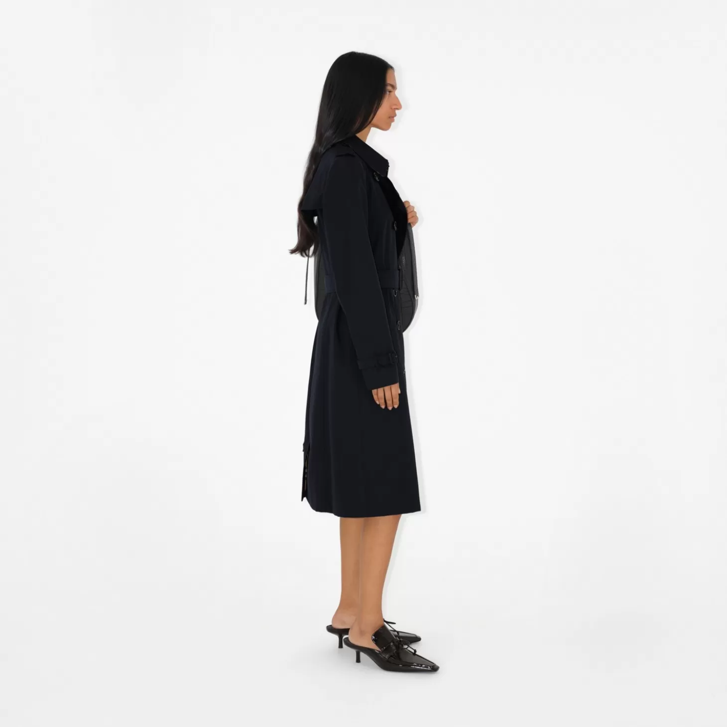 Burberry Lång Chelsea Heritage Trench Coat*Kvinnor Trenchcoats | Kaffor och jackor