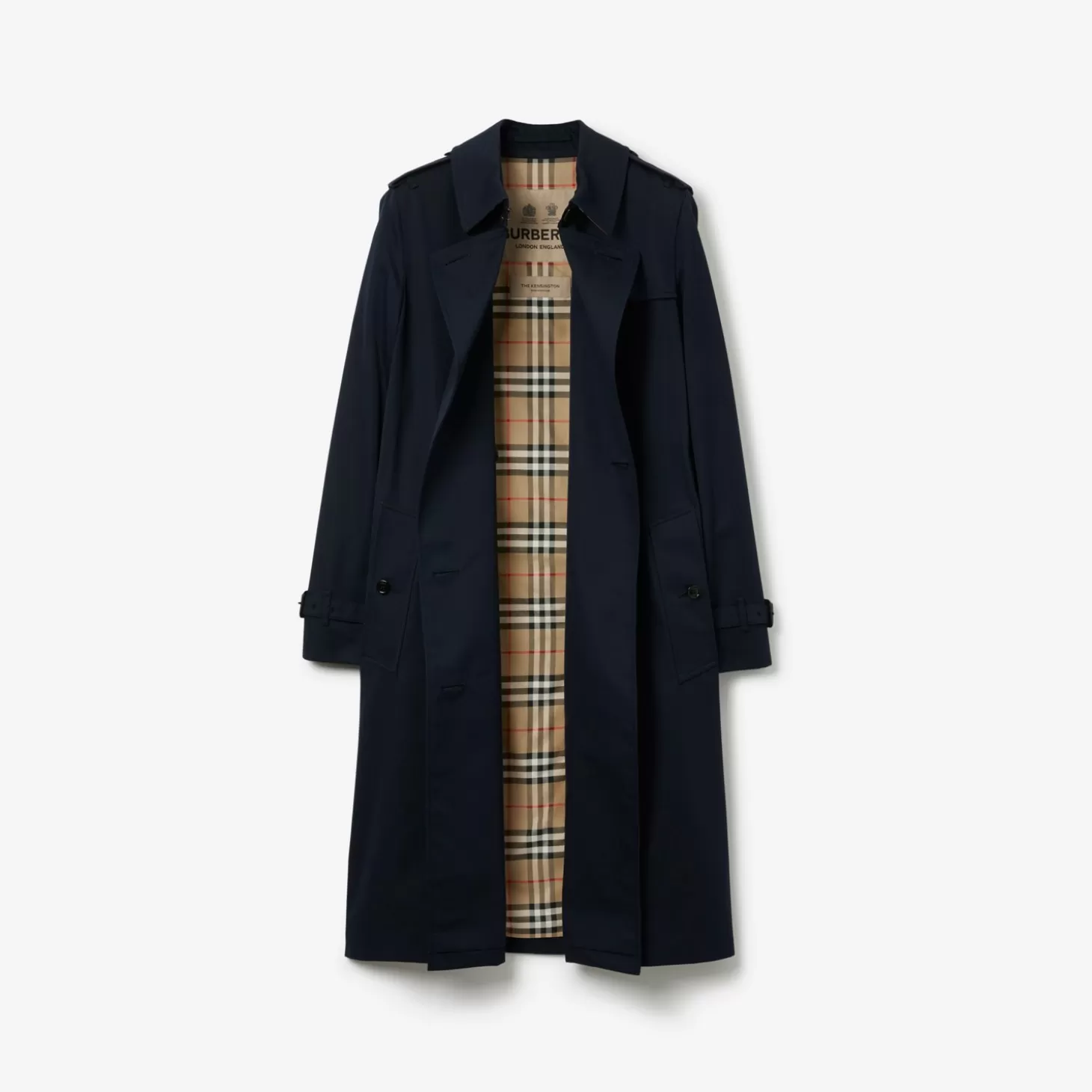 Burberry Lång Kensington Heritage Trench Coat*Kvinnor Kaffor och jackor | Trenchcoats