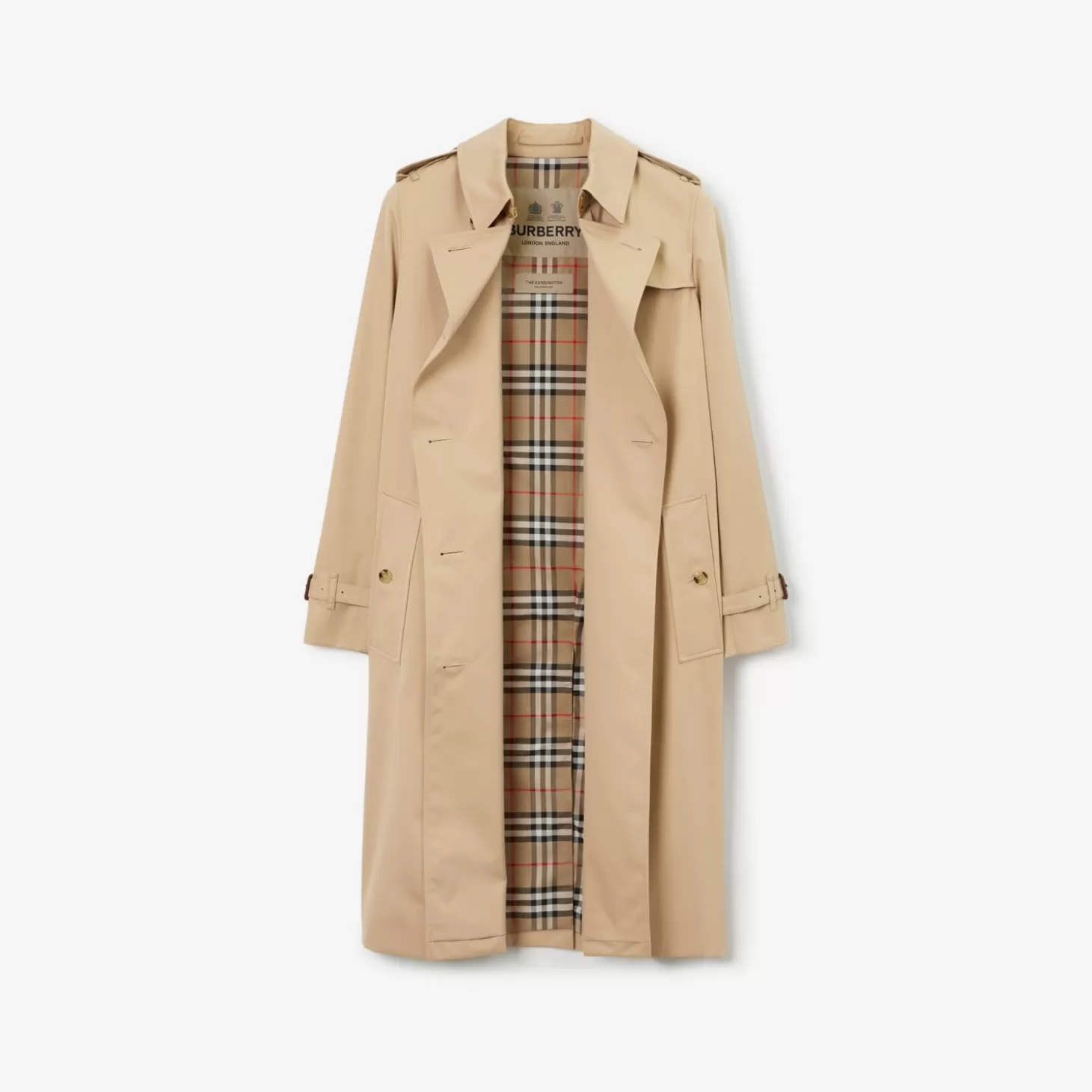 Burberry Lång Kensington Heritage Trench Coat*Kvinnor Kaffor och jackor | Trenchcoats
