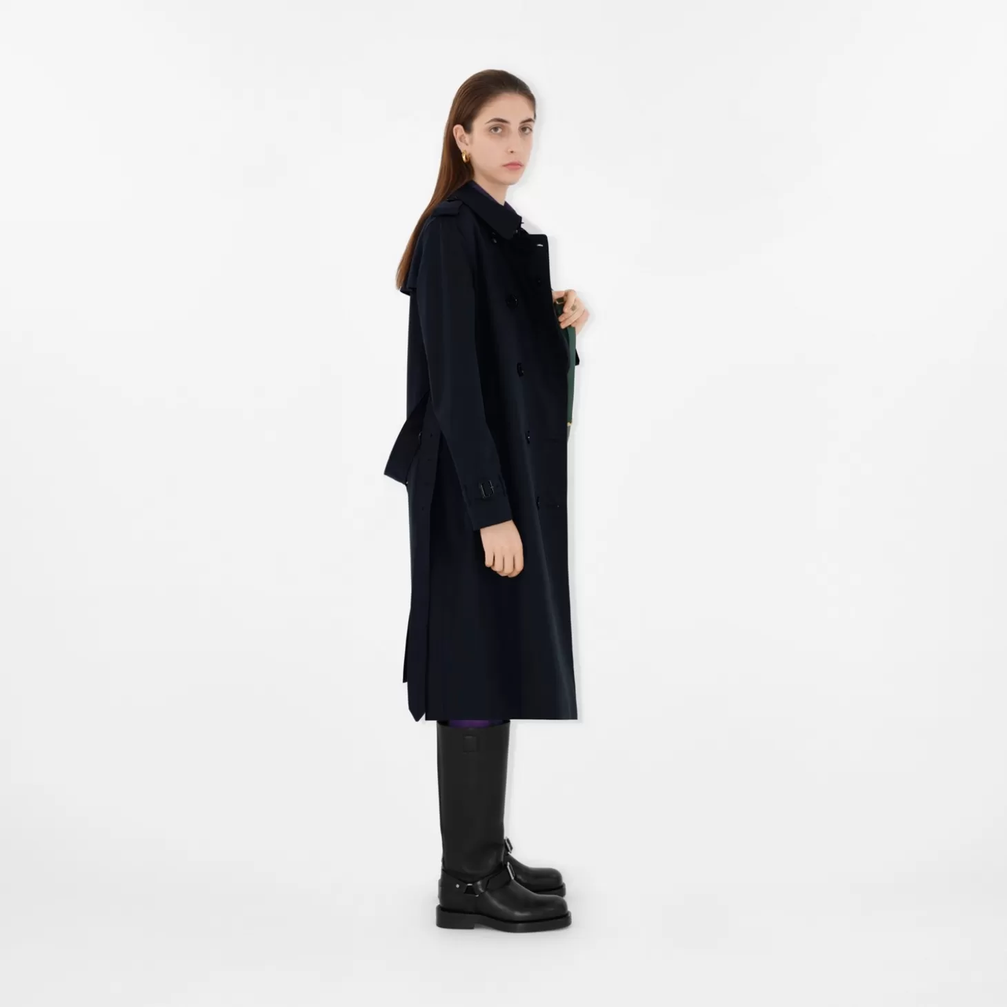 Burberry Lång Kensington Heritage Trench Coat*Kvinnor Kaffor och jackor | Trenchcoats
