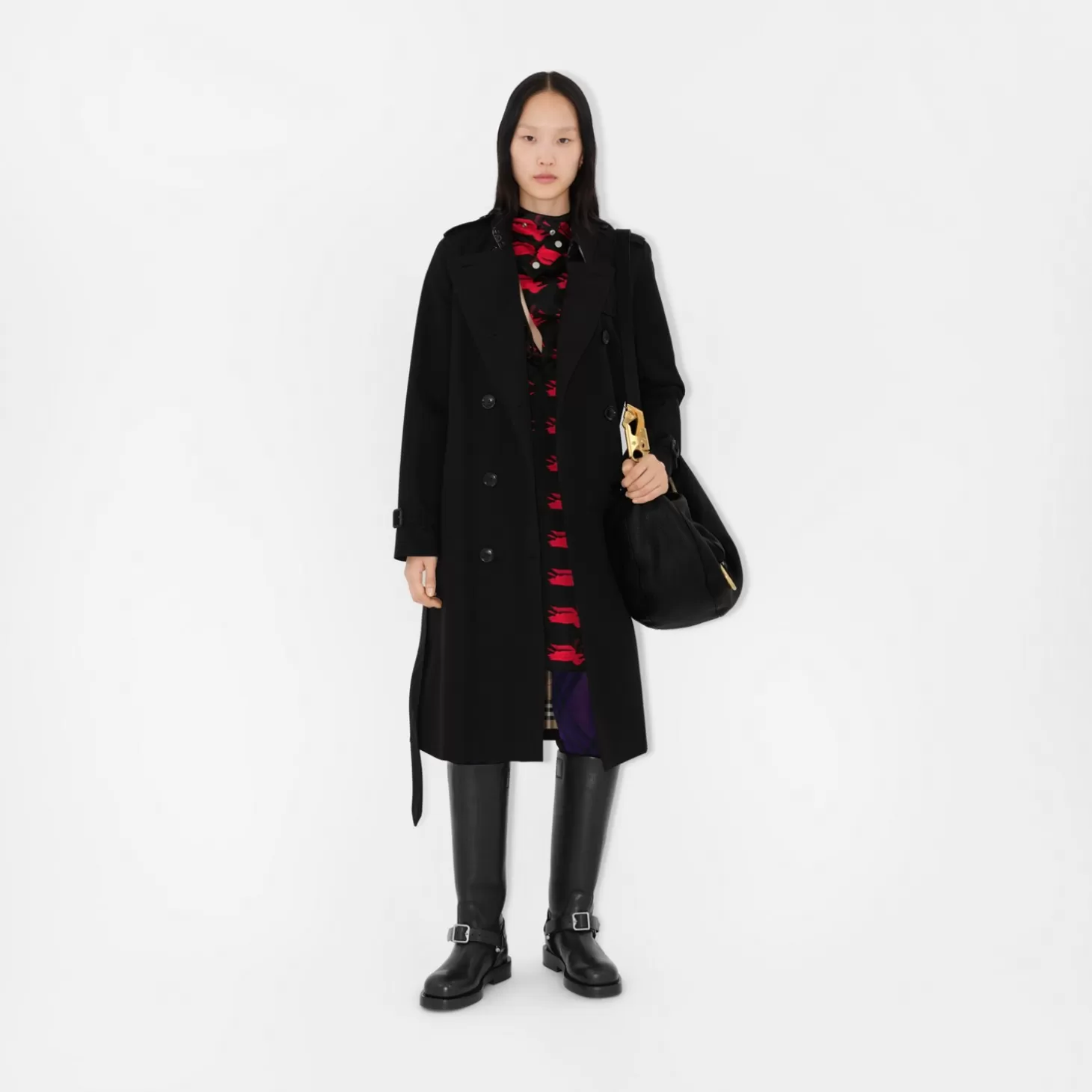 Burberry Lång Kensington Heritage Trench Coat*Kvinnor Kaffor och jackor | Trenchcoats