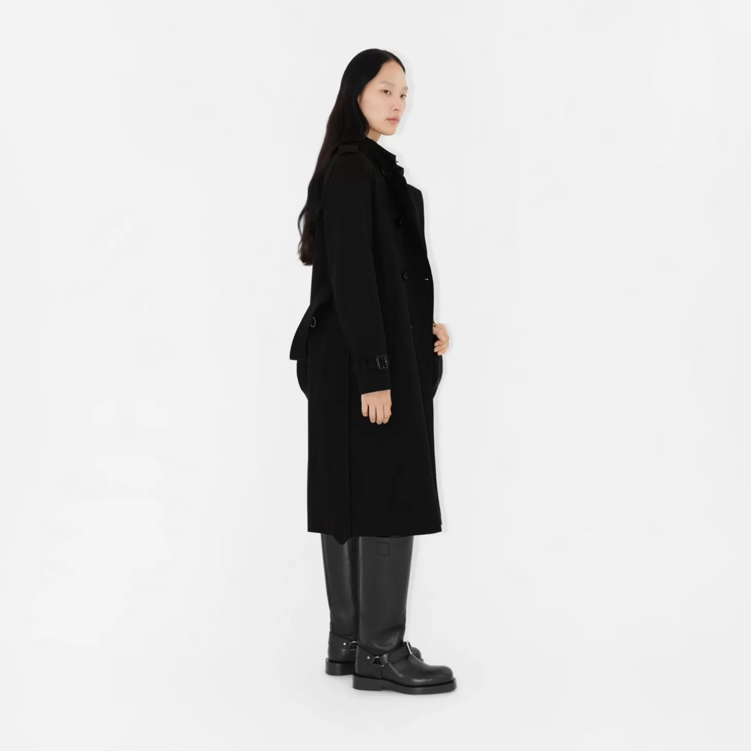 Burberry Lång Kensington Heritage Trench Coat*Kvinnor Kaffor och jackor | Trenchcoats