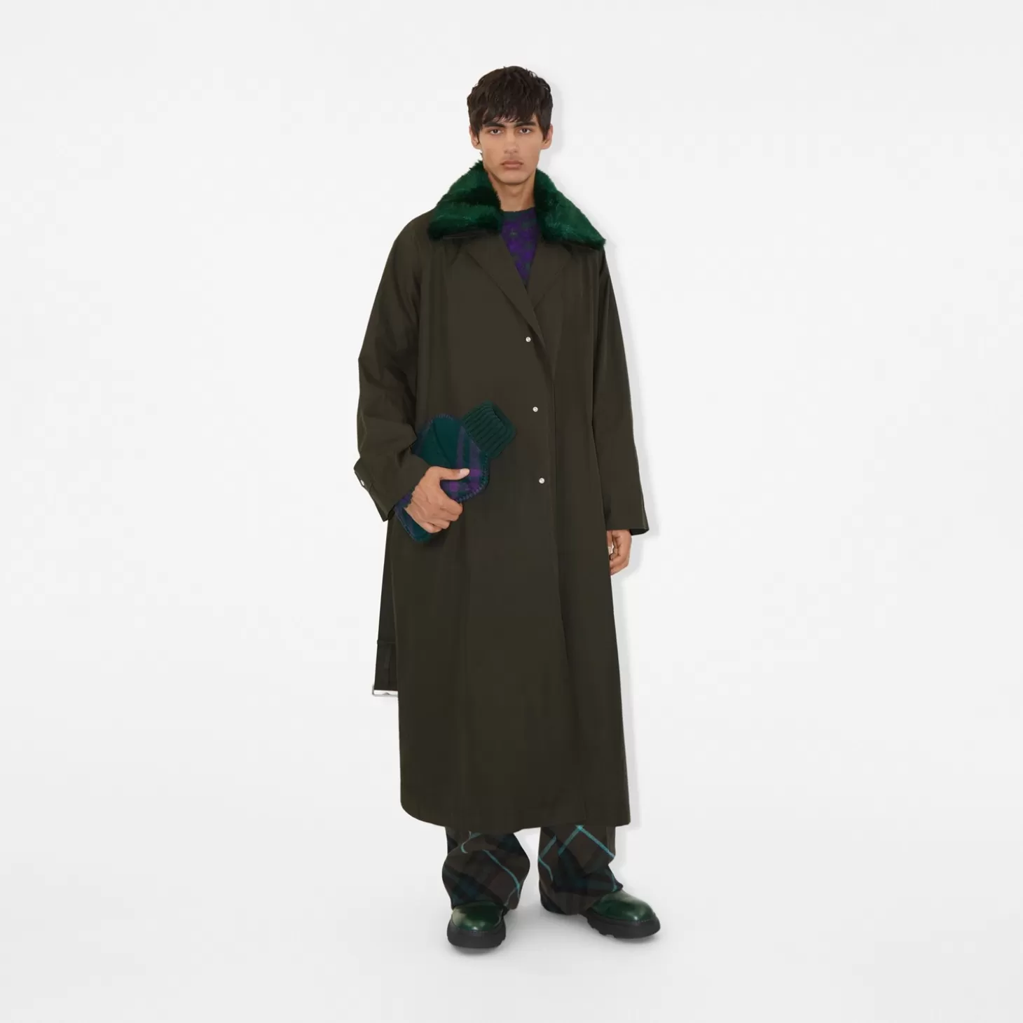 Burberry Lång Lambeth Car Coat*Män Kaffor och jackor | Trenchcoats