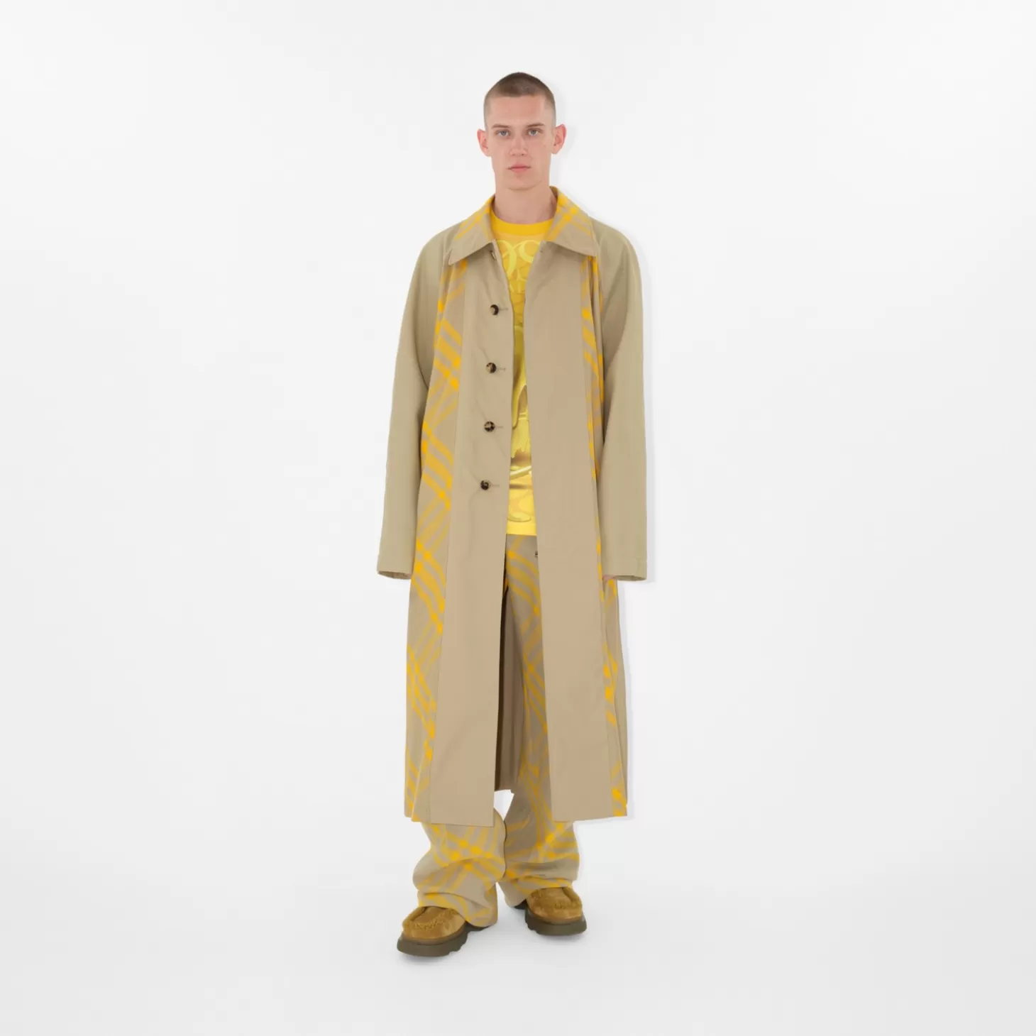 Burberry Lång vändbar Bradford Car Coat*Män Kaffor och jackor | Trenchcoats