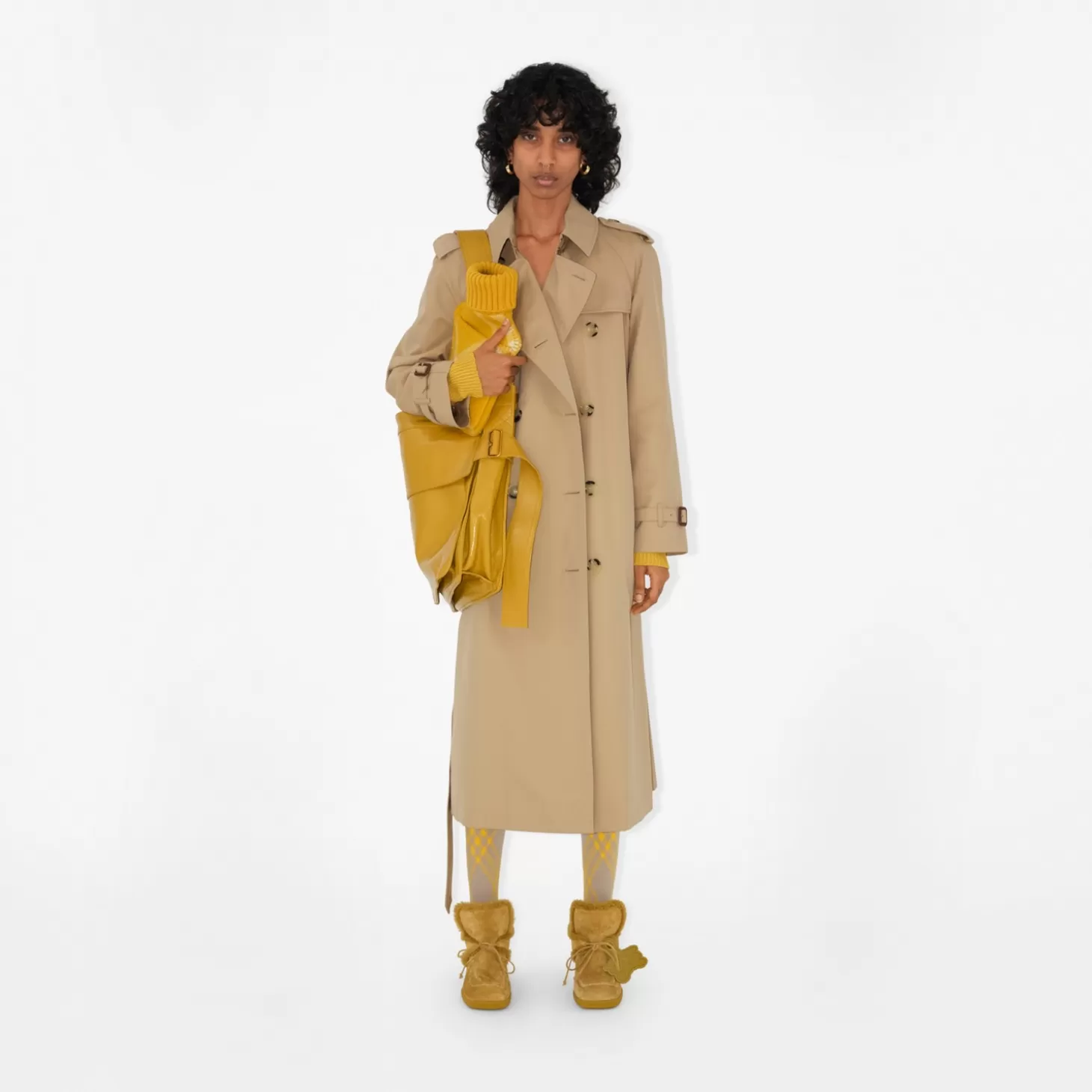 Burberry Lång Waterloo Heritage Trench Coat*Kvinnor Kaffor och jackor | Trenchcoats