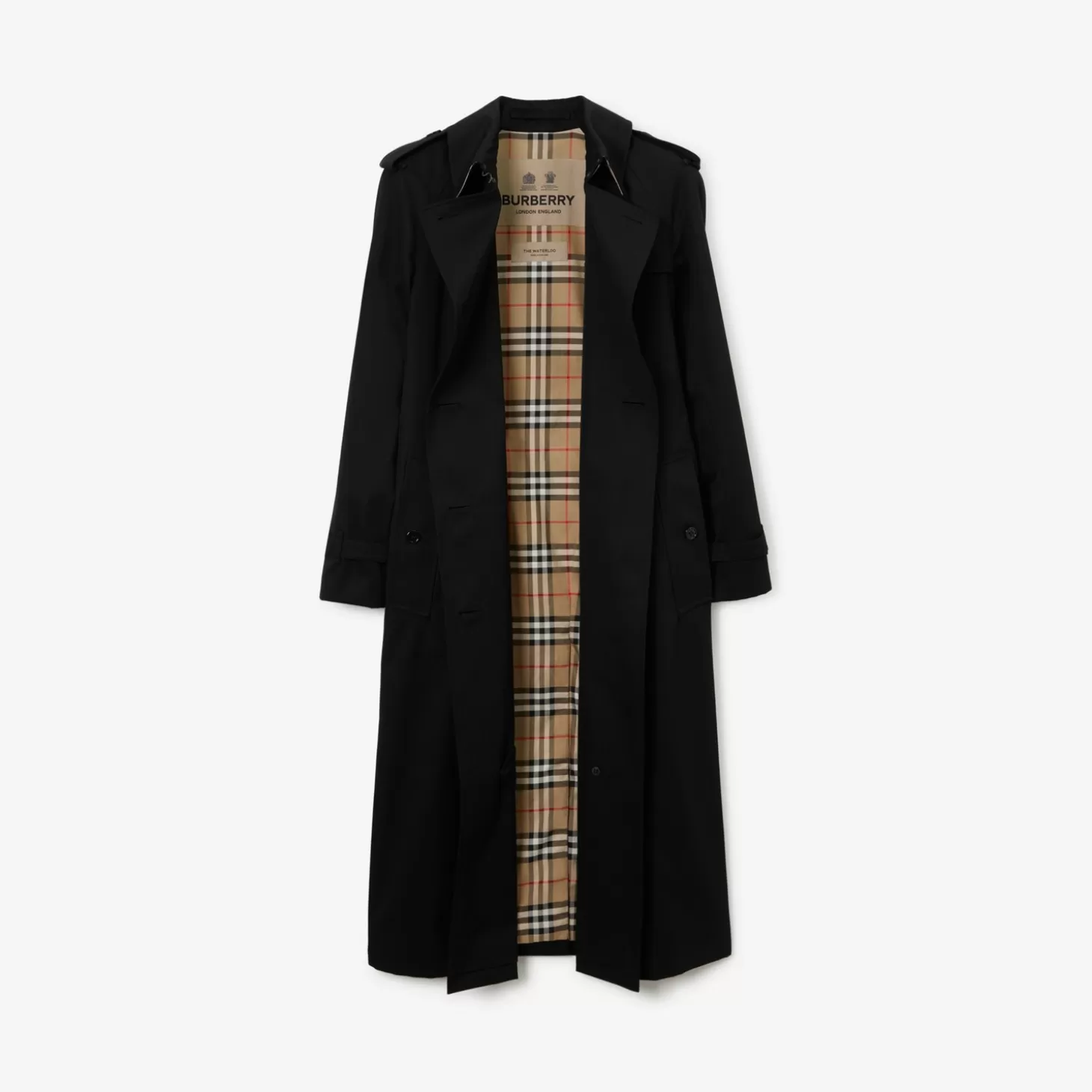 Burberry Lång Waterloo Heritage Trench Coat*Kvinnor Kaffor och jackor | Trenchcoats