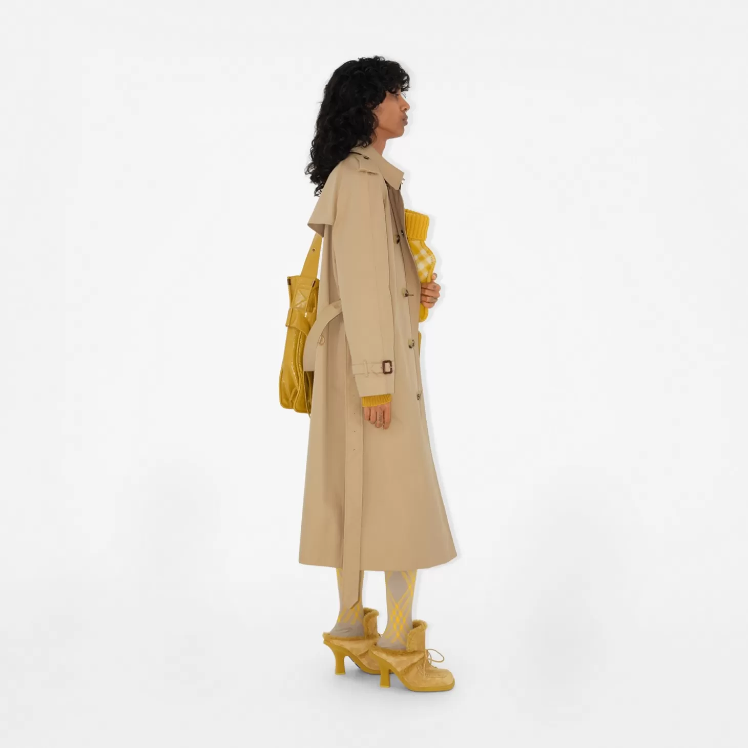 Burberry Lång Waterloo Heritage Trench Coat*Kvinnor Kaffor och jackor | Trenchcoats
