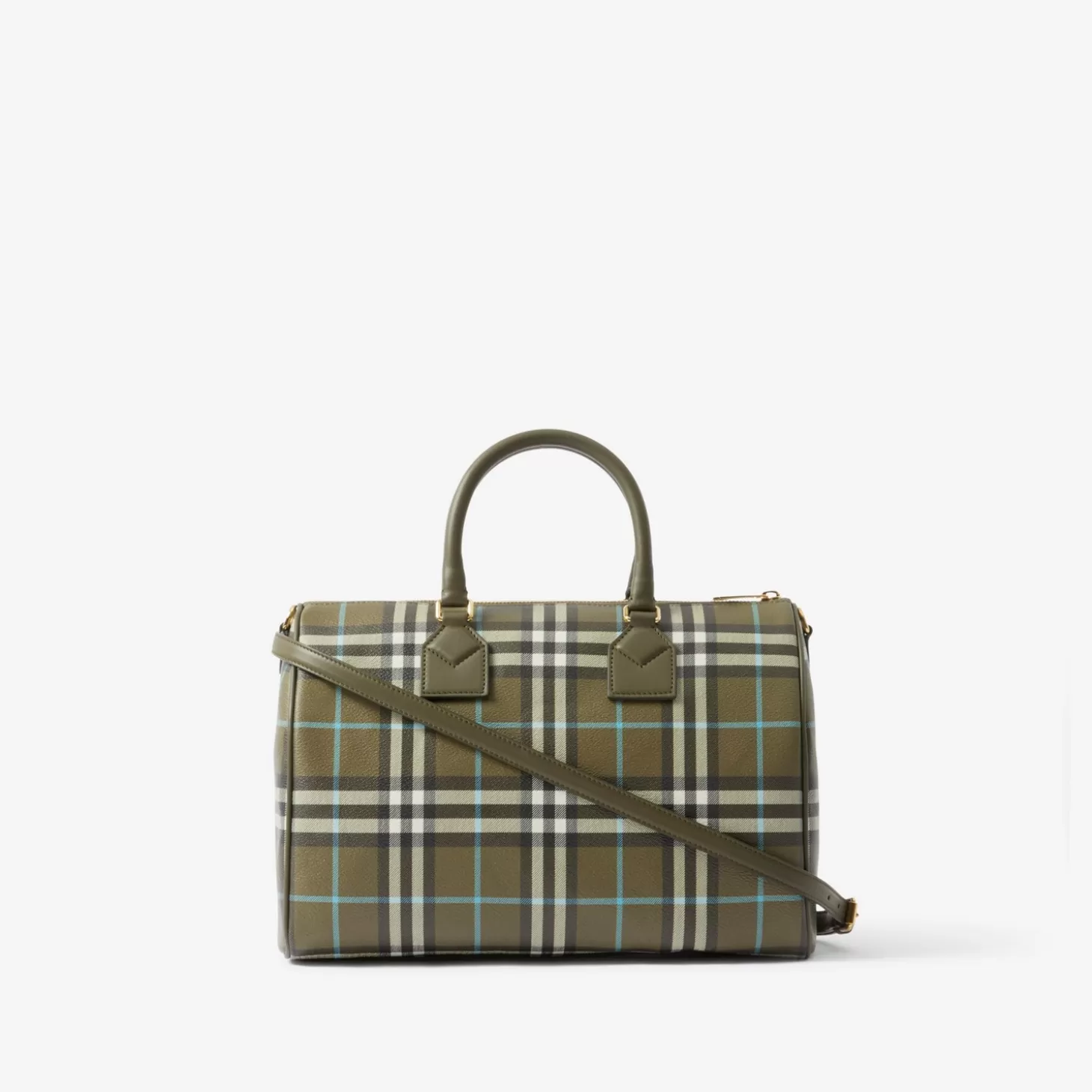 Burberry Medium rutig bowlingväska*Kvinnor Personliga presenter | Check