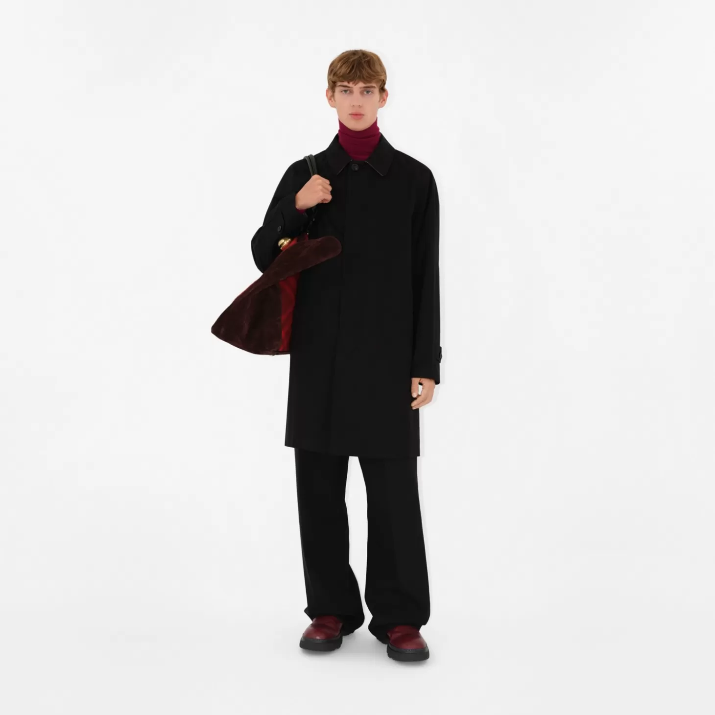 Burberry Mellanlång Camden Heritage Car Coat*Män Kaffor och jackor | Trenchcoats