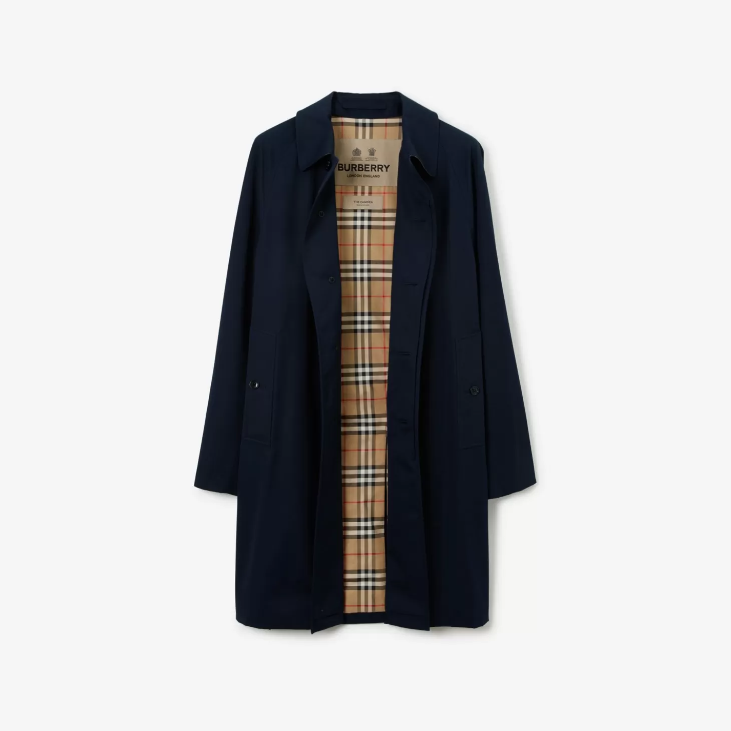 Burberry Mellanlång Camden Heritage Car Coat*Män Kaffor och jackor | Trenchcoats