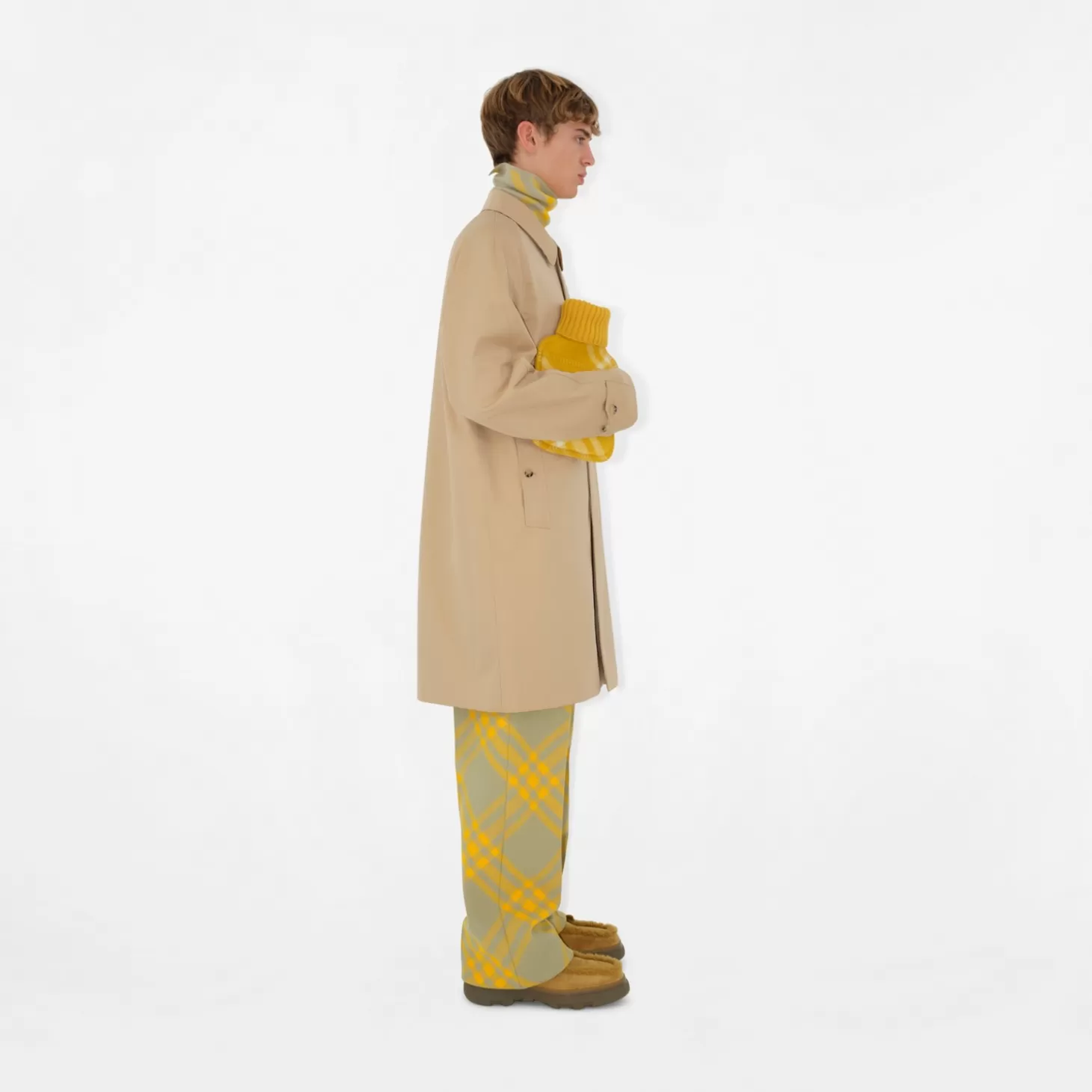 Burberry Mellanlång Camden Heritage Car Coat*Män Trenchcoats | Klackar och jackor