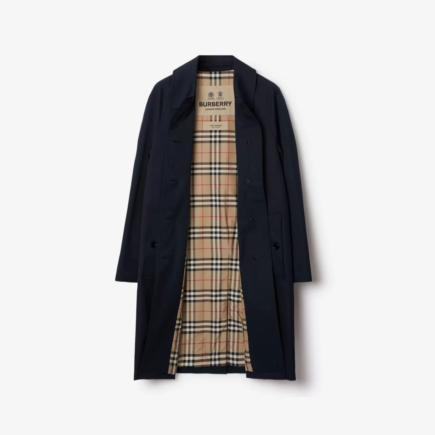 Burberry Mellanlång Camden Heritage Car Coat*Kvinnor Trenchcoats | Kaffor och jackor