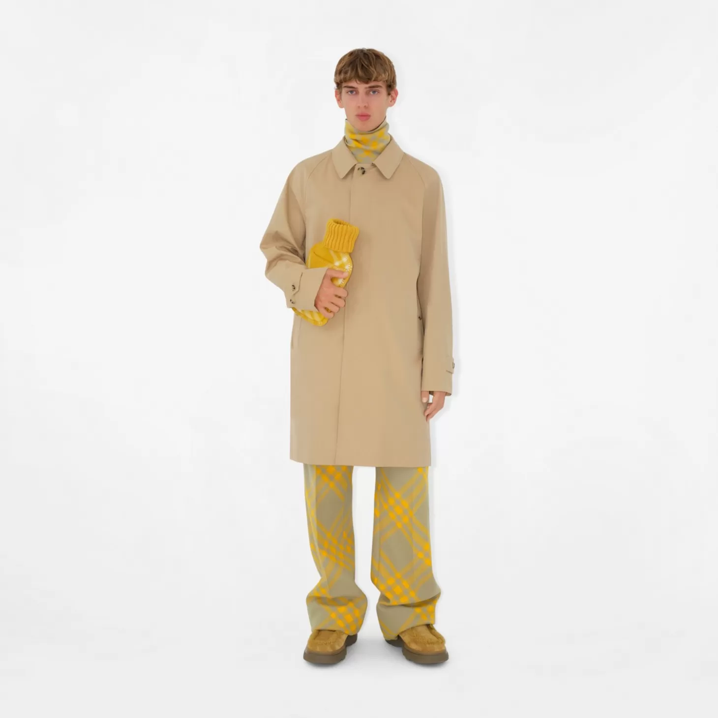 Burberry Mellanlång Camden Heritage Car Coat*Män Trenchcoats | Klackar och jackor