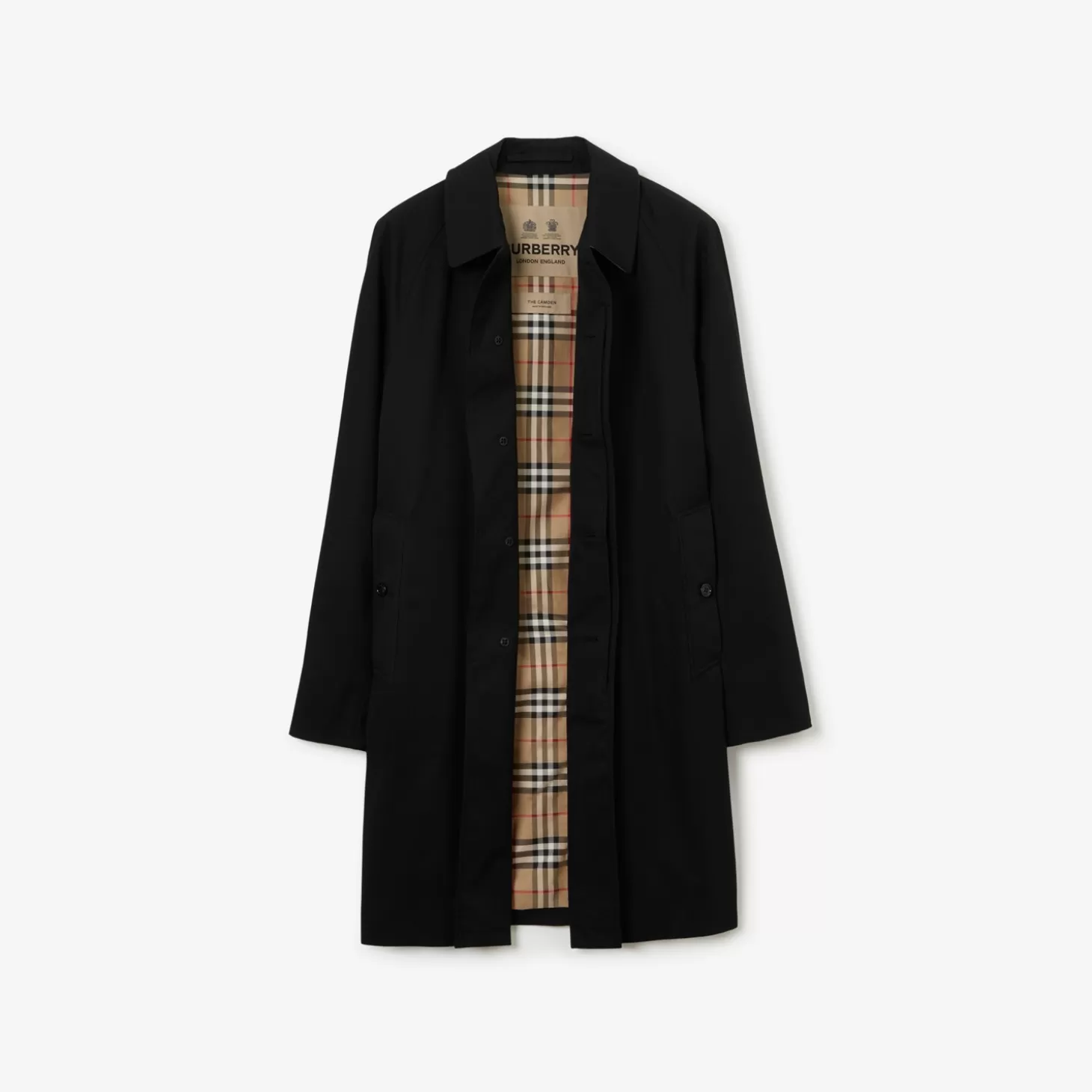Burberry Mellanlång Camden Heritage Car Coat*Män Kaffor och jackor | Trenchcoats