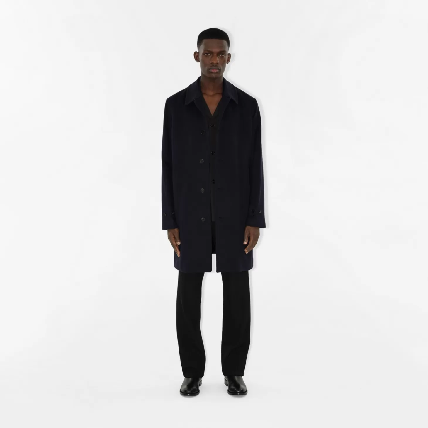 Burberry Mellanlång Cashmere Blend Paddington Car Coat*Män Kaffor och jackor | Trenchcoats