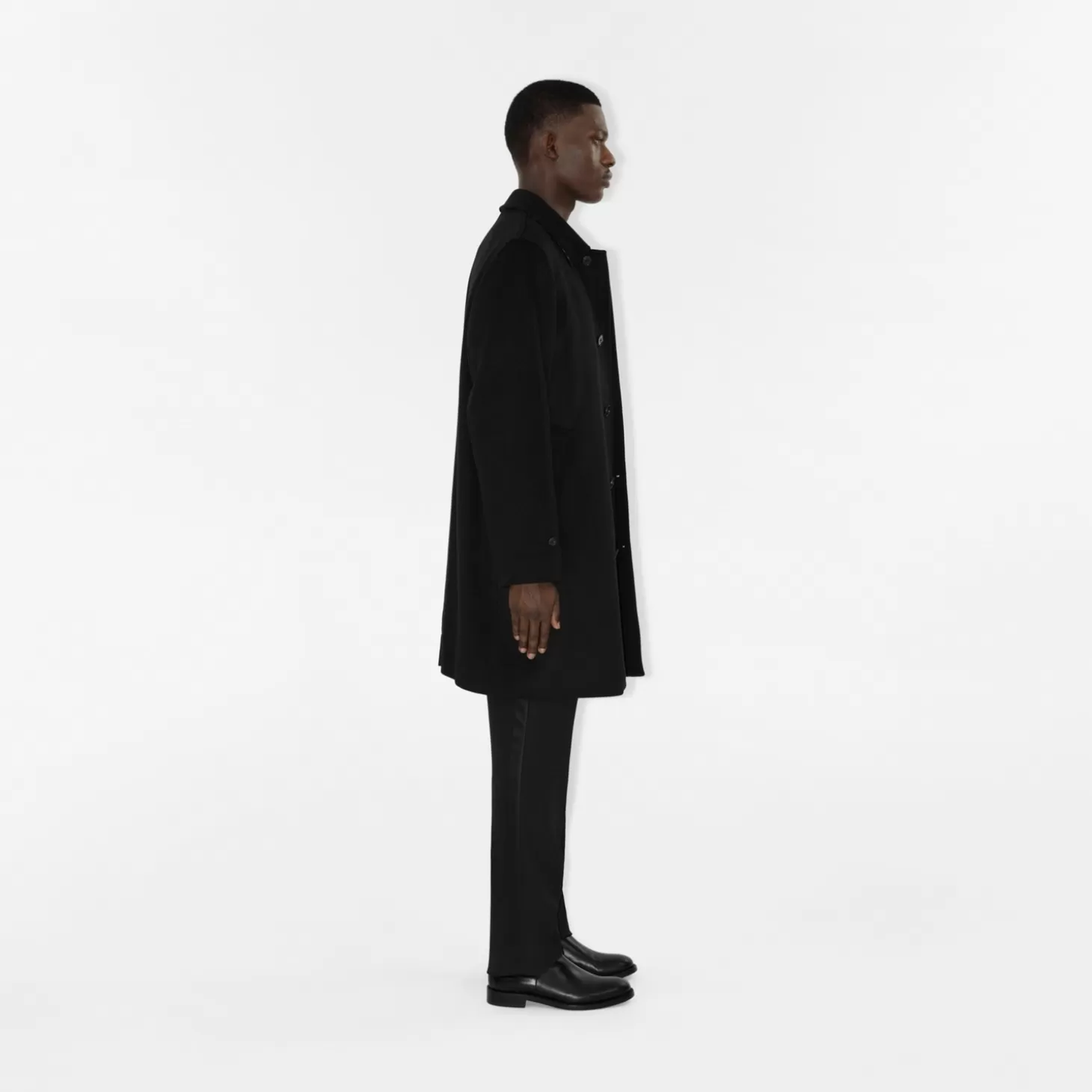 Burberry Mellanlång Cashmere Blend Paddington Car Coat*Män Kaffor och jackor | Trenchcoats