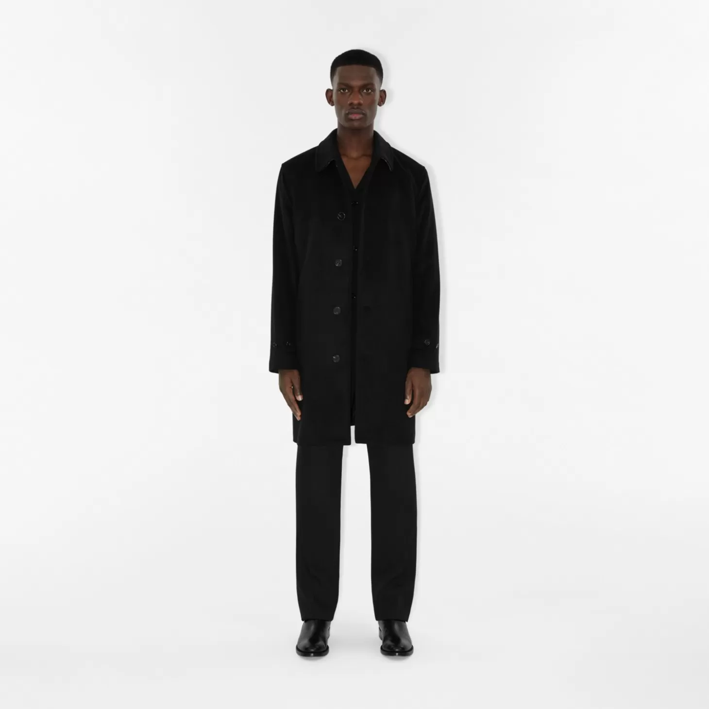 Burberry Mellanlång Cashmere Blend Paddington Car Coat*Män Kaffor och jackor | Trenchcoats