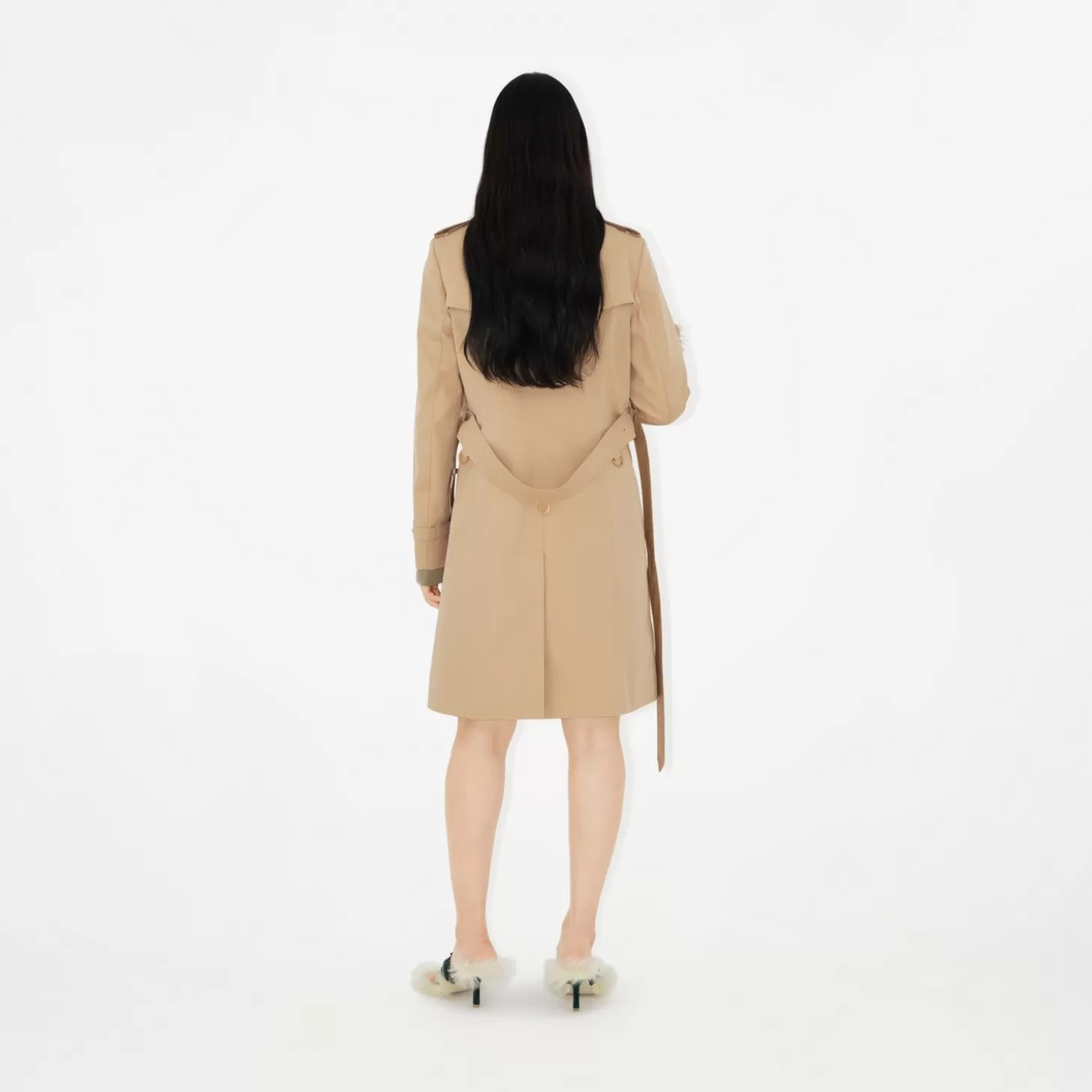Burberry Mellanlång Chelsea Heritage Trench Coat*Kvinnor Kaffor och jackor | Trenchcoats