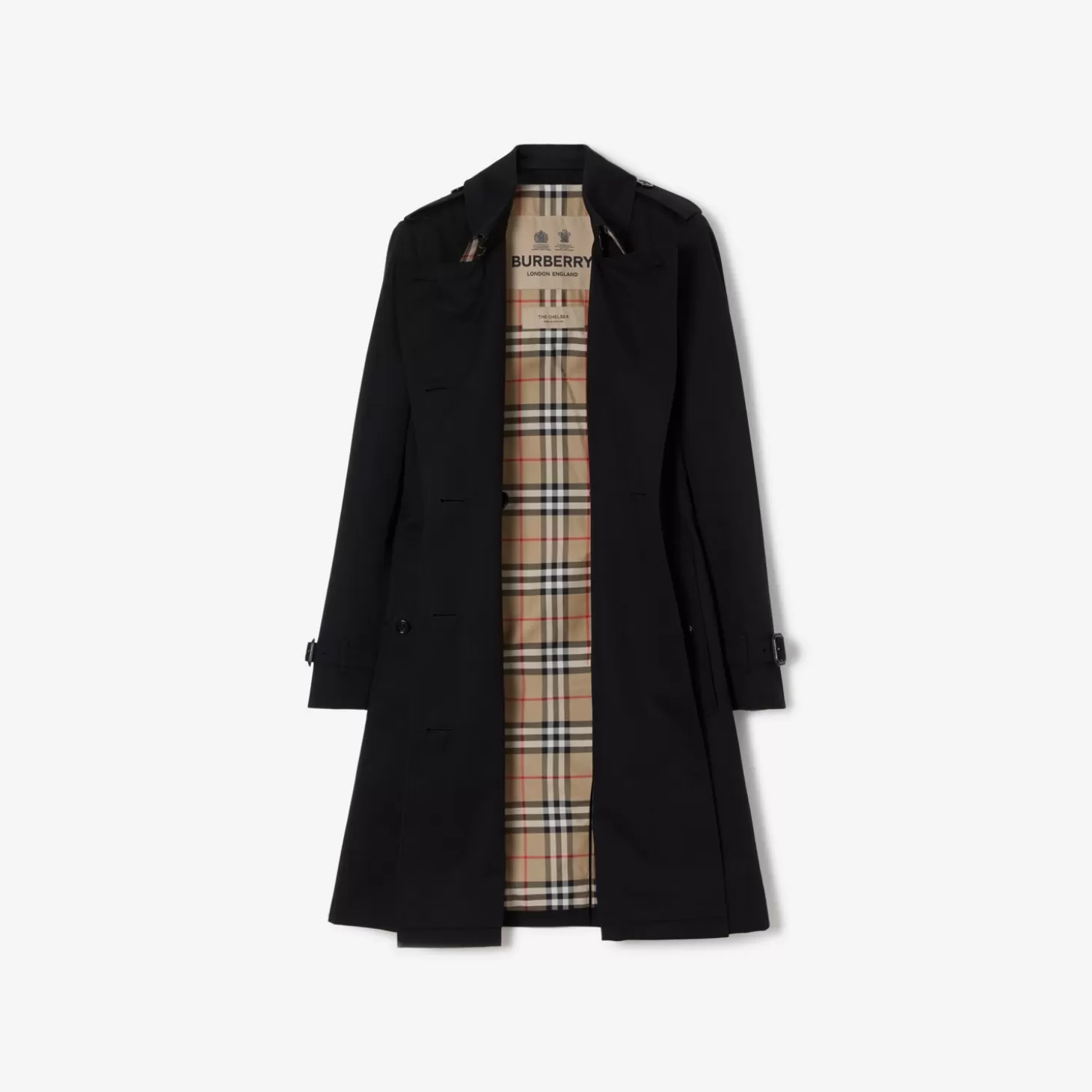 Burberry Mellanlång Chelsea Heritage Trench Coat*Kvinnor Kaffor och jackor | Trenchcoats