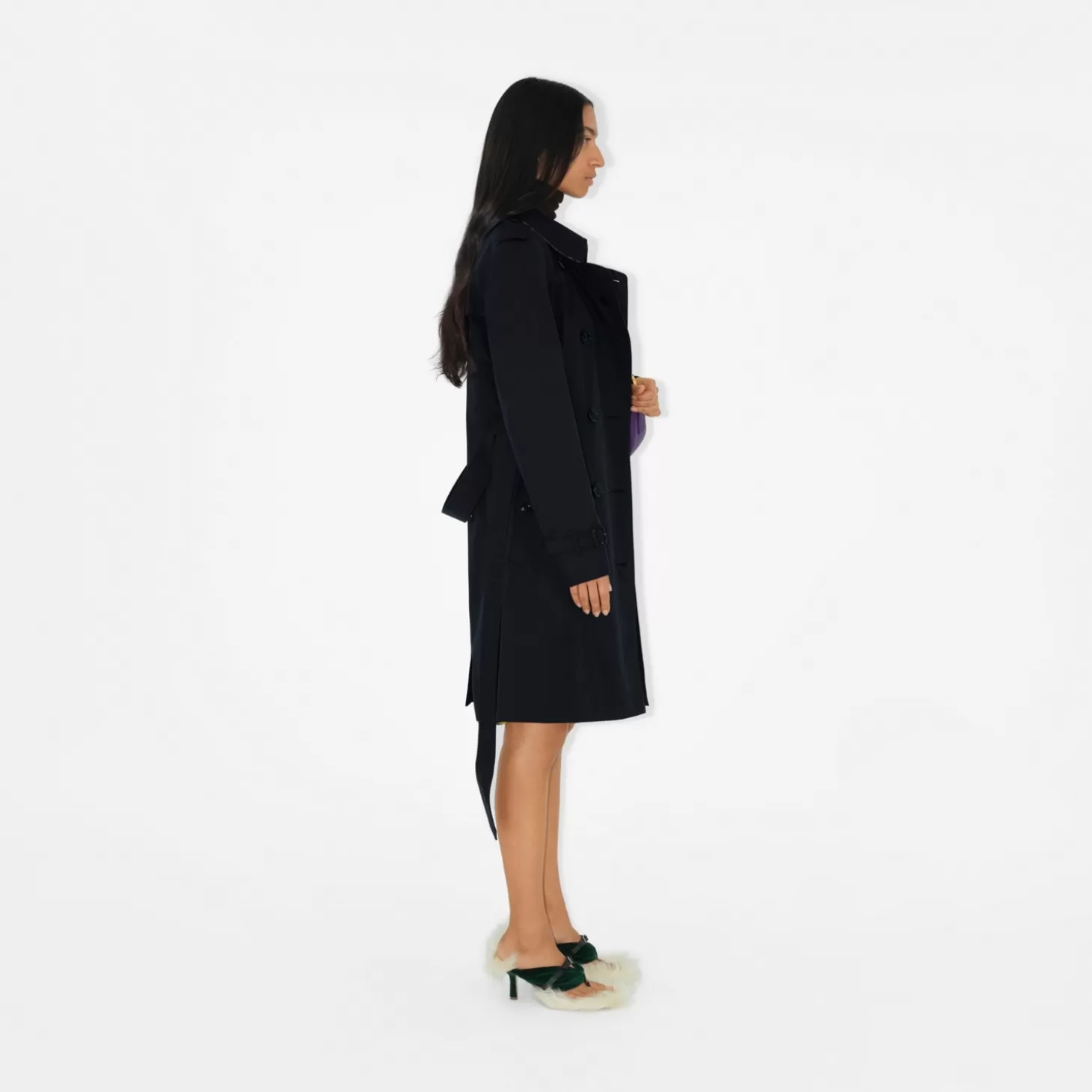 Burberry Mellanlång Chelsea Heritage Trench Coat*Kvinnor Kaffor och jackor | Trenchcoats