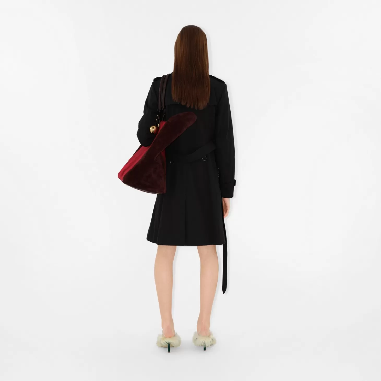 Burberry Mellanlång Chelsea Heritage Trench Coat*Kvinnor Kaffor och jackor | Trenchcoats