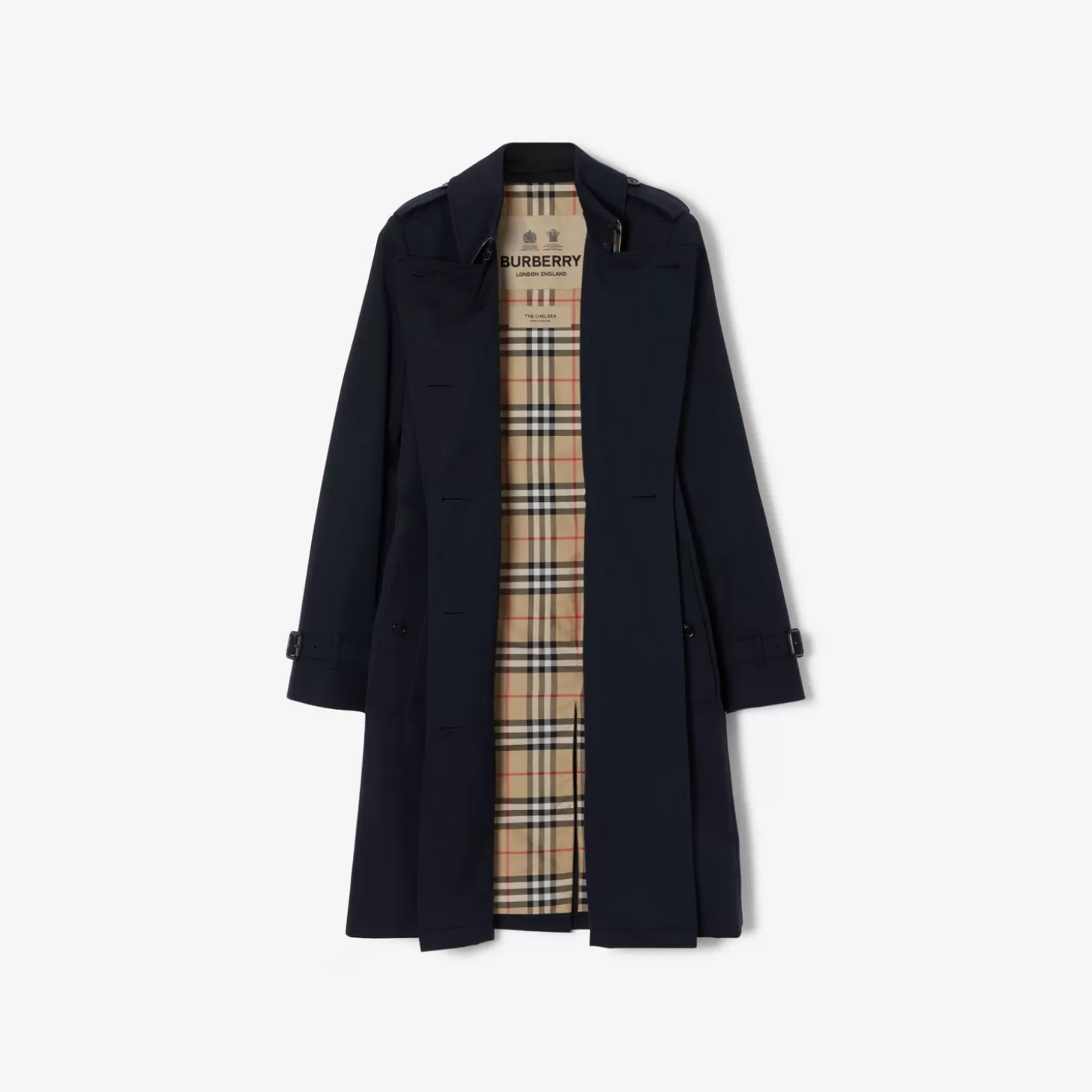 Burberry Mellanlång Chelsea Heritage Trench Coat*Kvinnor Kaffor och jackor | Trenchcoats