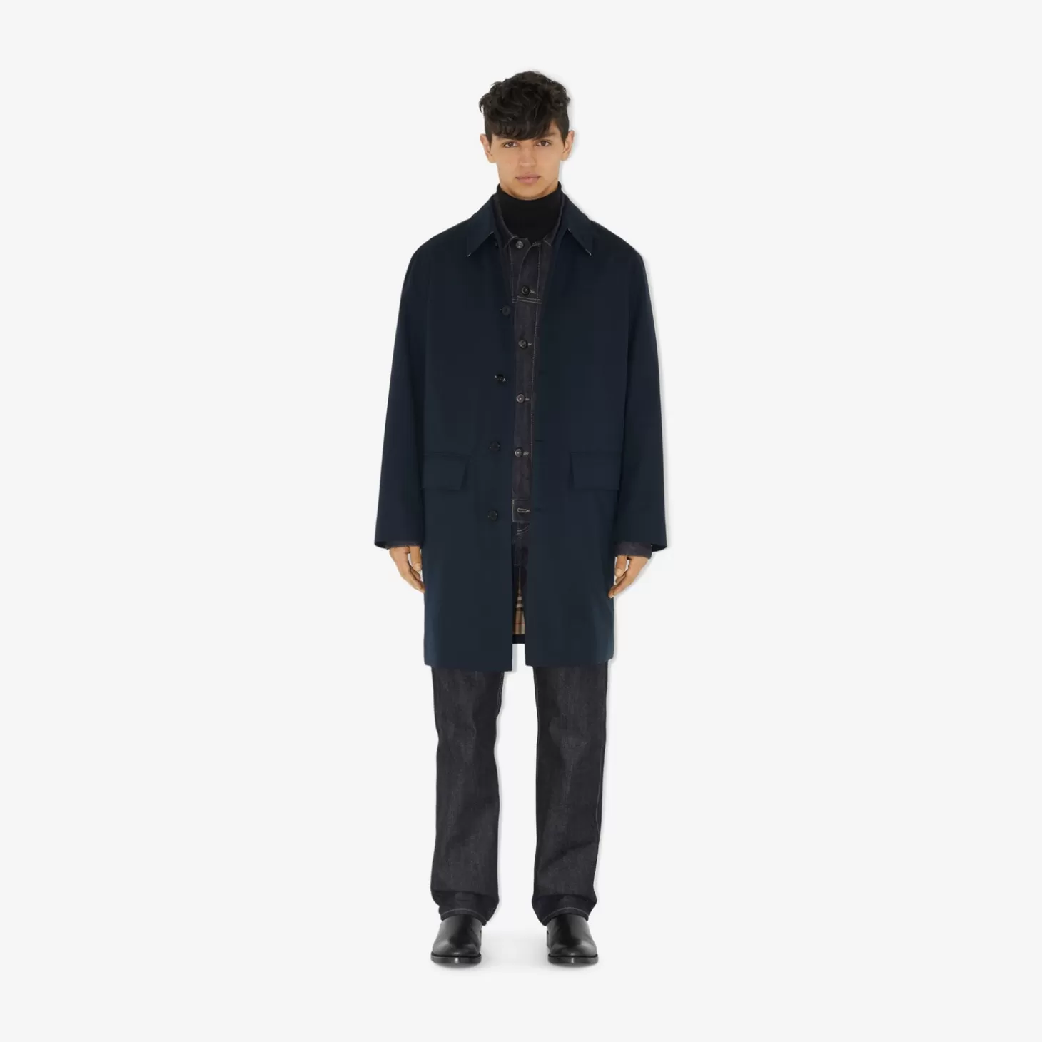 Burberry Mellanlång Gabardine bilkappa*Män Kaffor och jackor | Trenchcoats