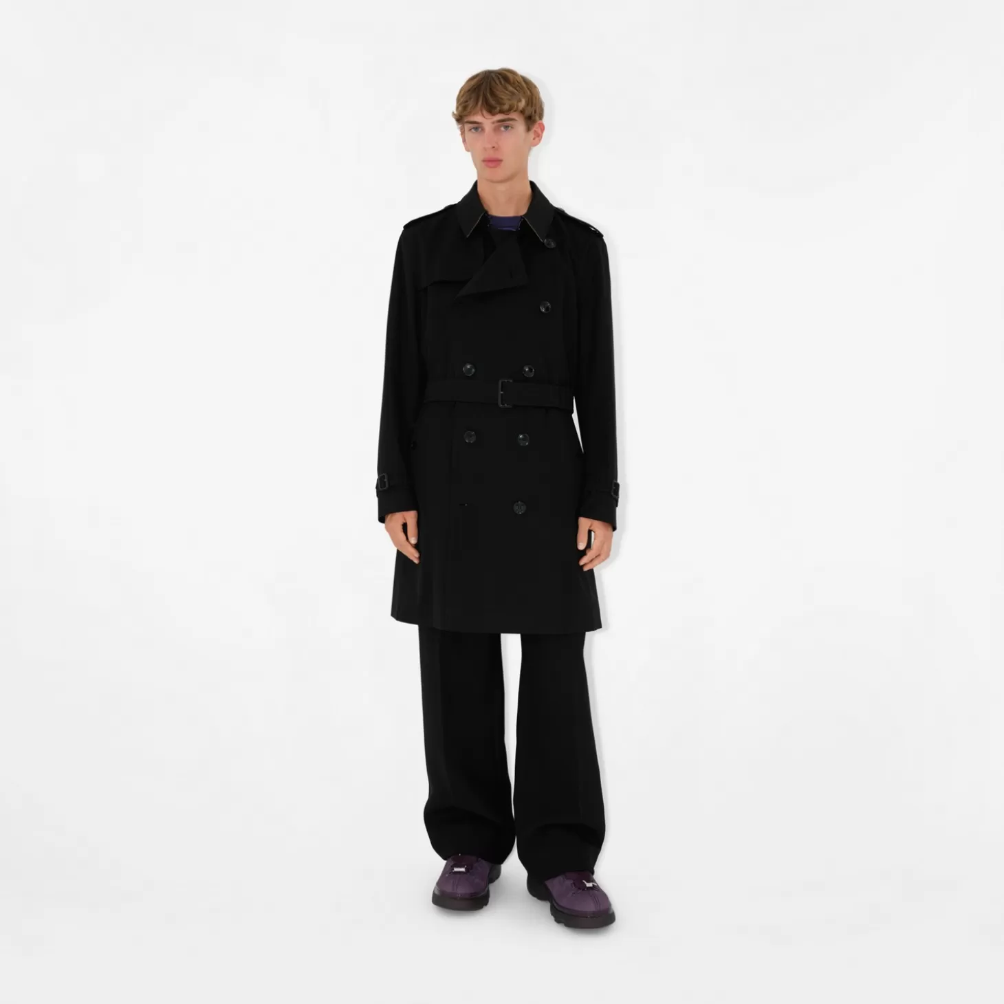 Burberry Mellanlång Kensington Heritage Trench Coat*Män Kaffor och jackor | Trenchcoats