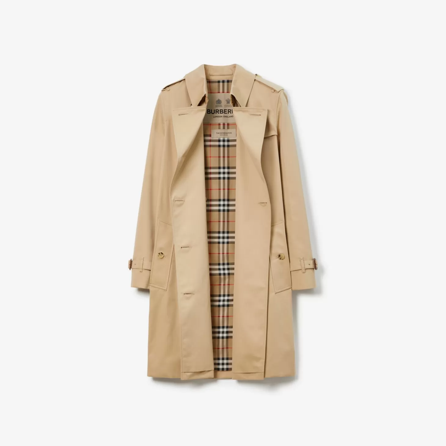Burberry Mellanlång Kensington Heritage Trench Coat*Kvinnor Kaffor och jackor | Trenchcoats