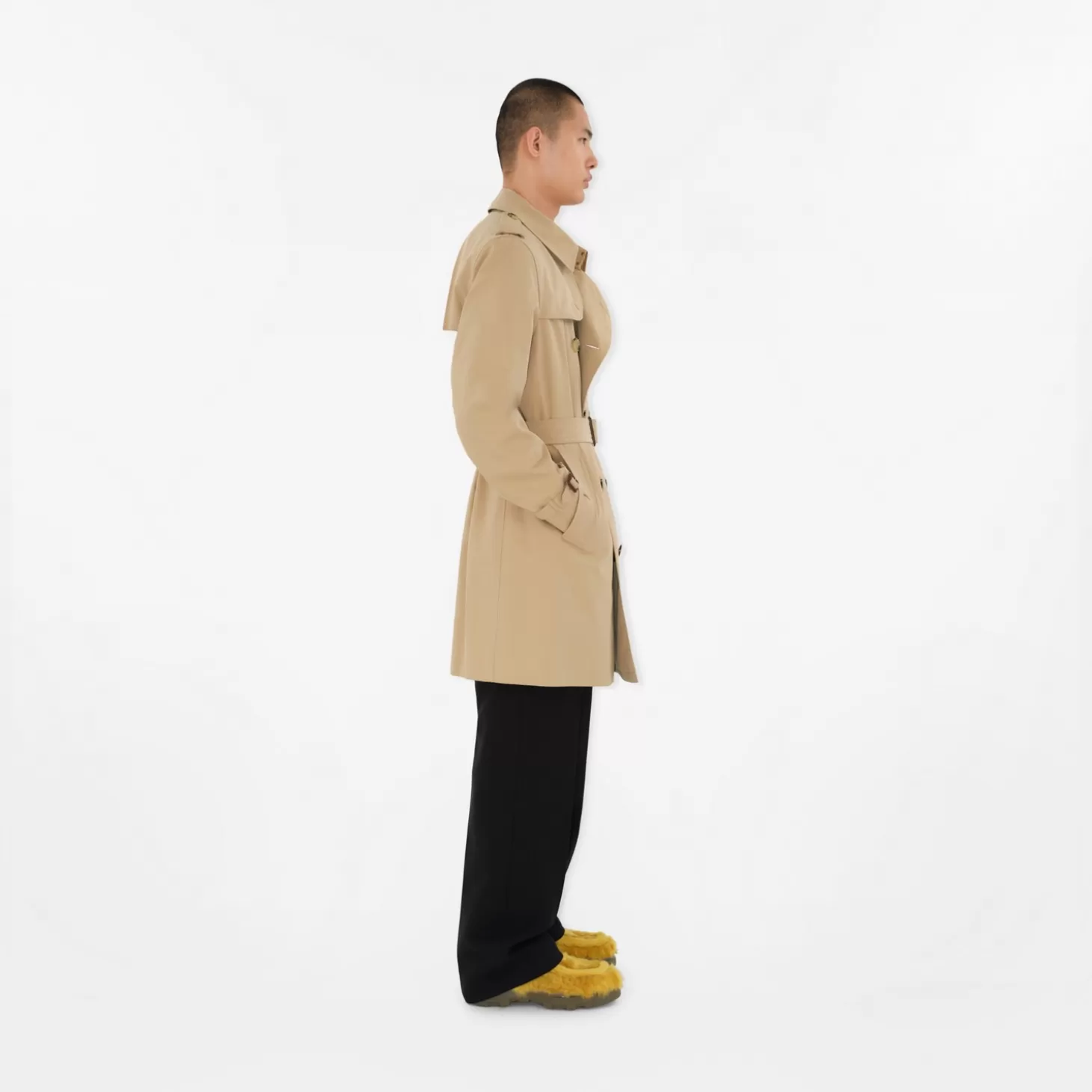 Burberry Mellanlång Kensington Heritage Trench Coat*Män Kaffor och jackor | Trenchcoats
