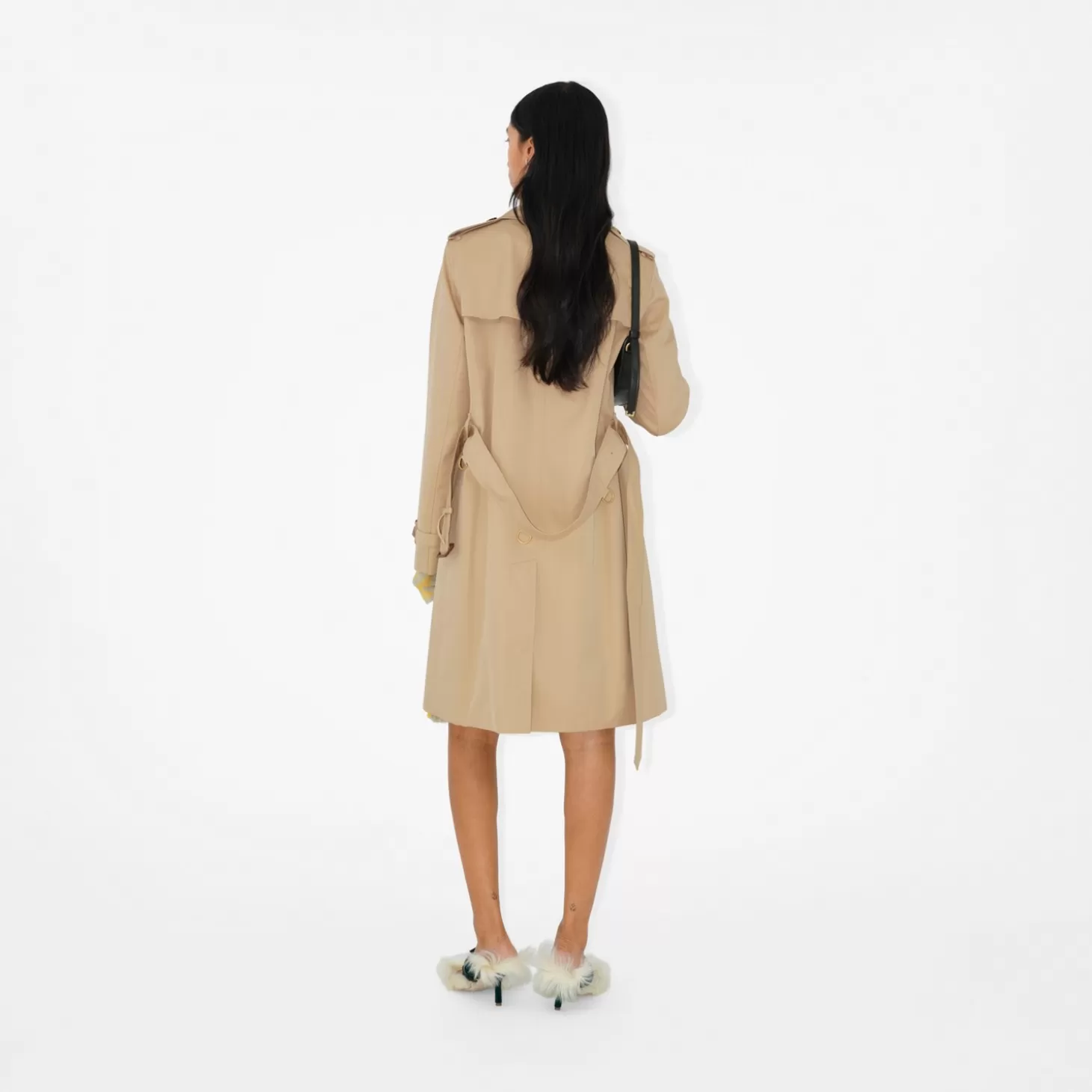 Burberry Mellanlång Kensington Heritage Trench Coat*Kvinnor Kaffor och jackor | Trenchcoats