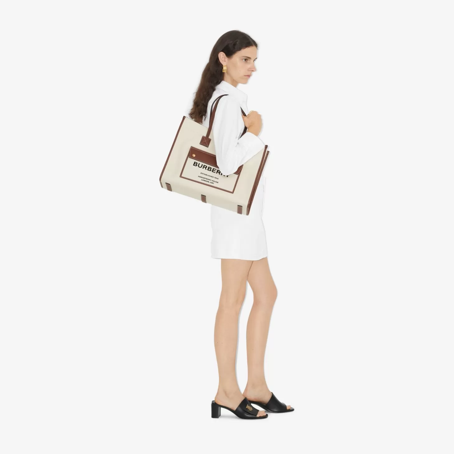 Burberry Mellanstor Freya Tote*Kvinnor Tote