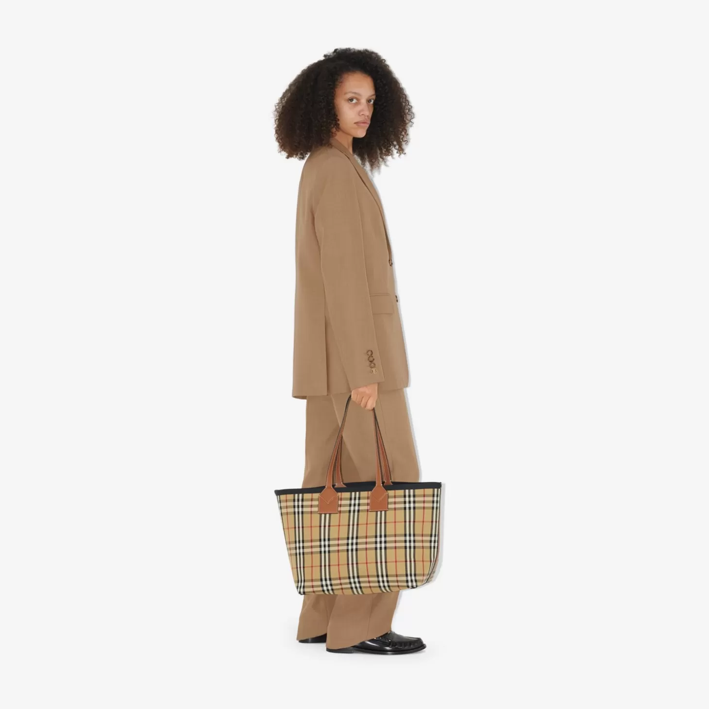 Burberry Mellanstor Londonväska*Kvinnor Personliga presenter | Check