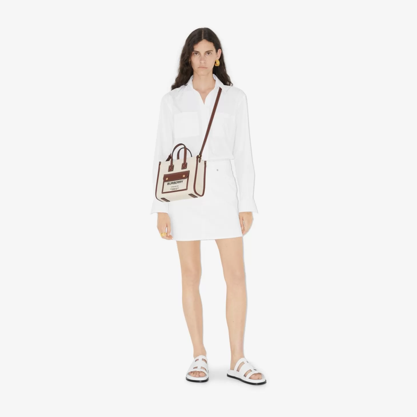 Burberry Mini Freya Tote*Kvinnor Mini | Tote