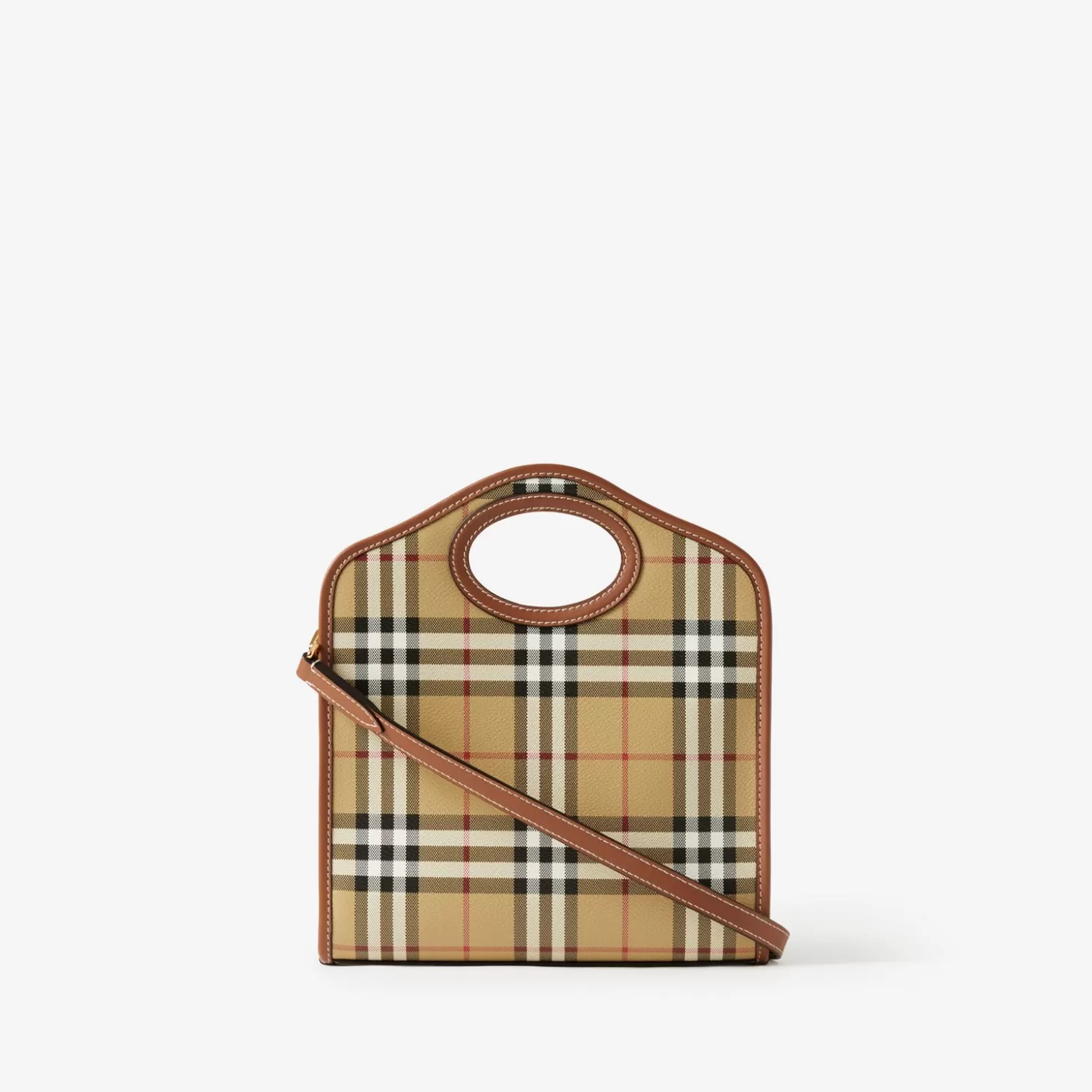 Burberry Mini Pocket Bag*Kvinnor Check | Övre handtag