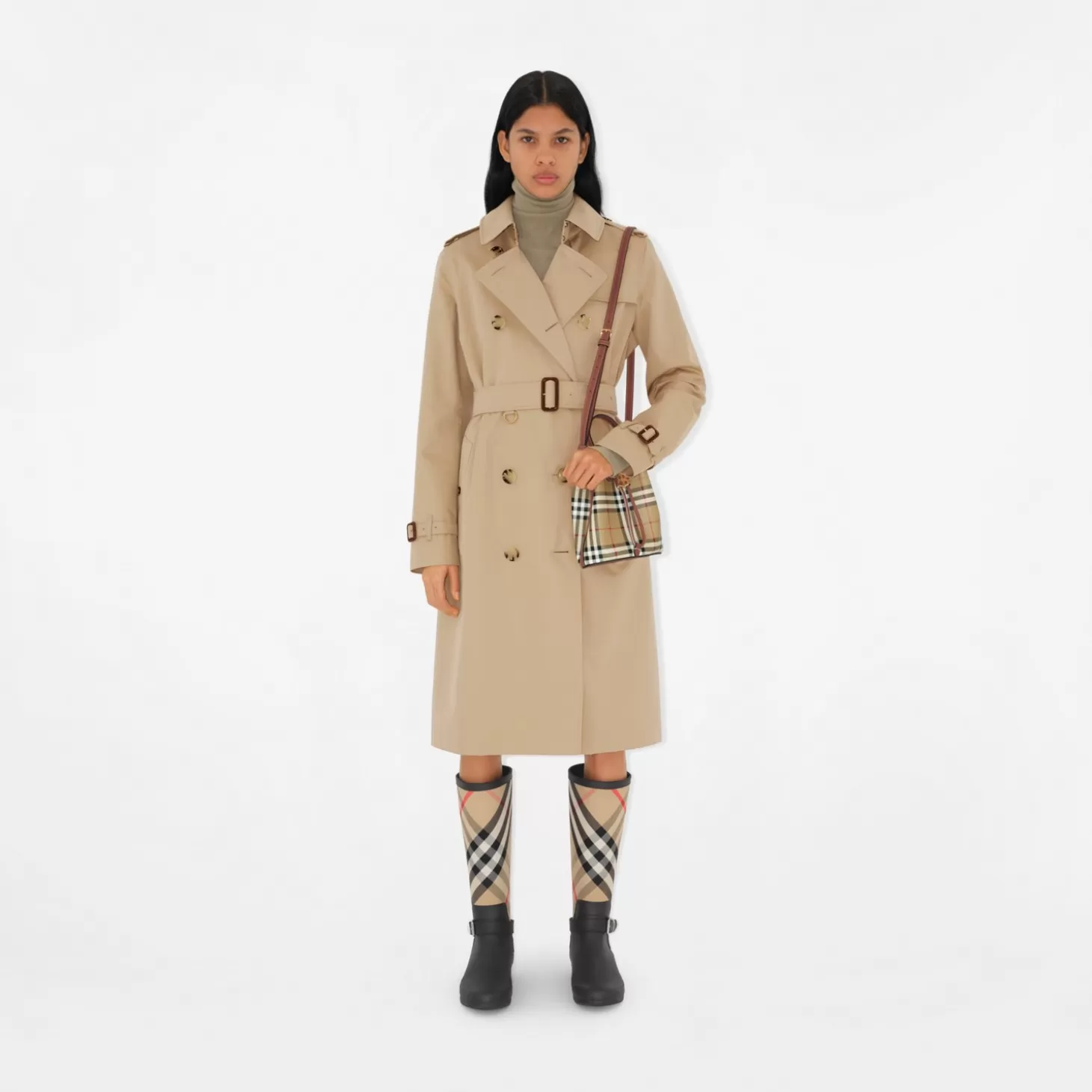 Burberry Mini Tb Bucket Bag*Kvinnor Mini | Check
