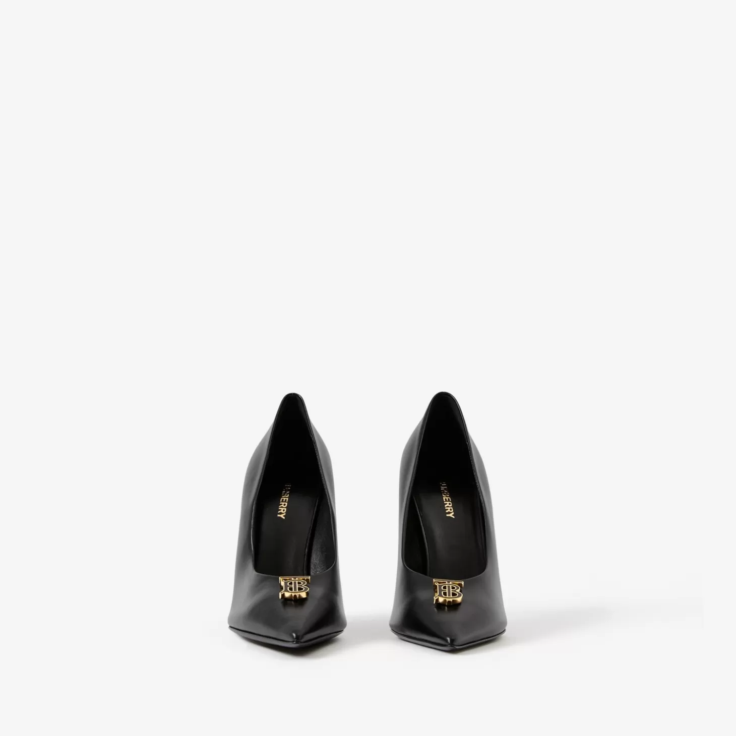 Burberry Monogram Motiv Läder Point-Toe Pumps*Kvinnor Pumpar