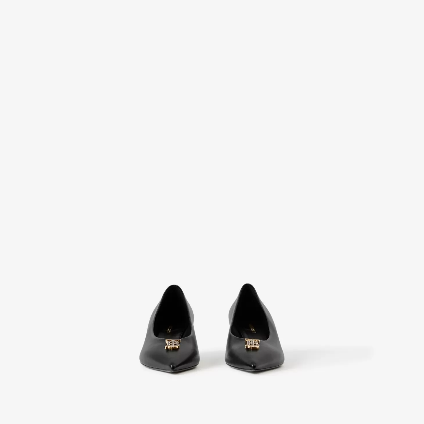 Burberry Monogram Motiv Läder Point-Toe Pumps*Kvinnor Pumpar