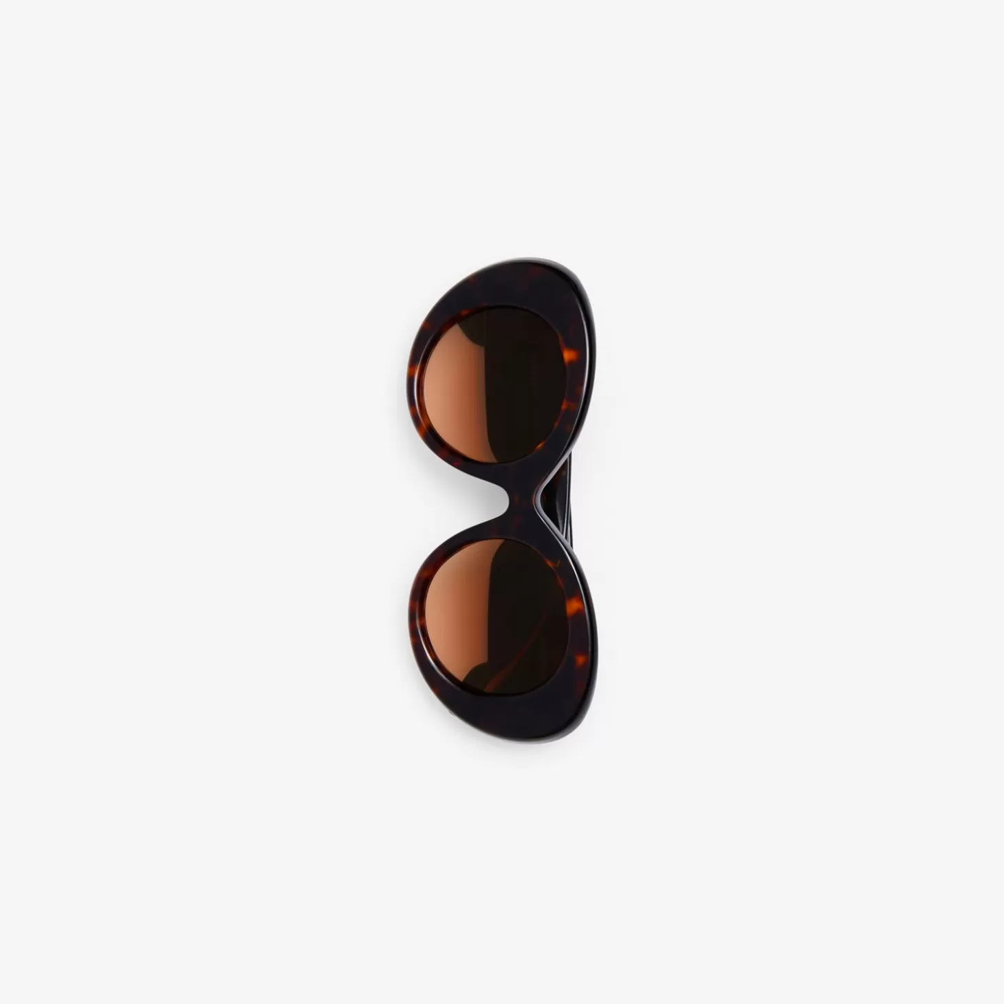 Burberry Monogram Motiv Oversized rund ram Lola solglasögon*Kvinnor Solglasögon