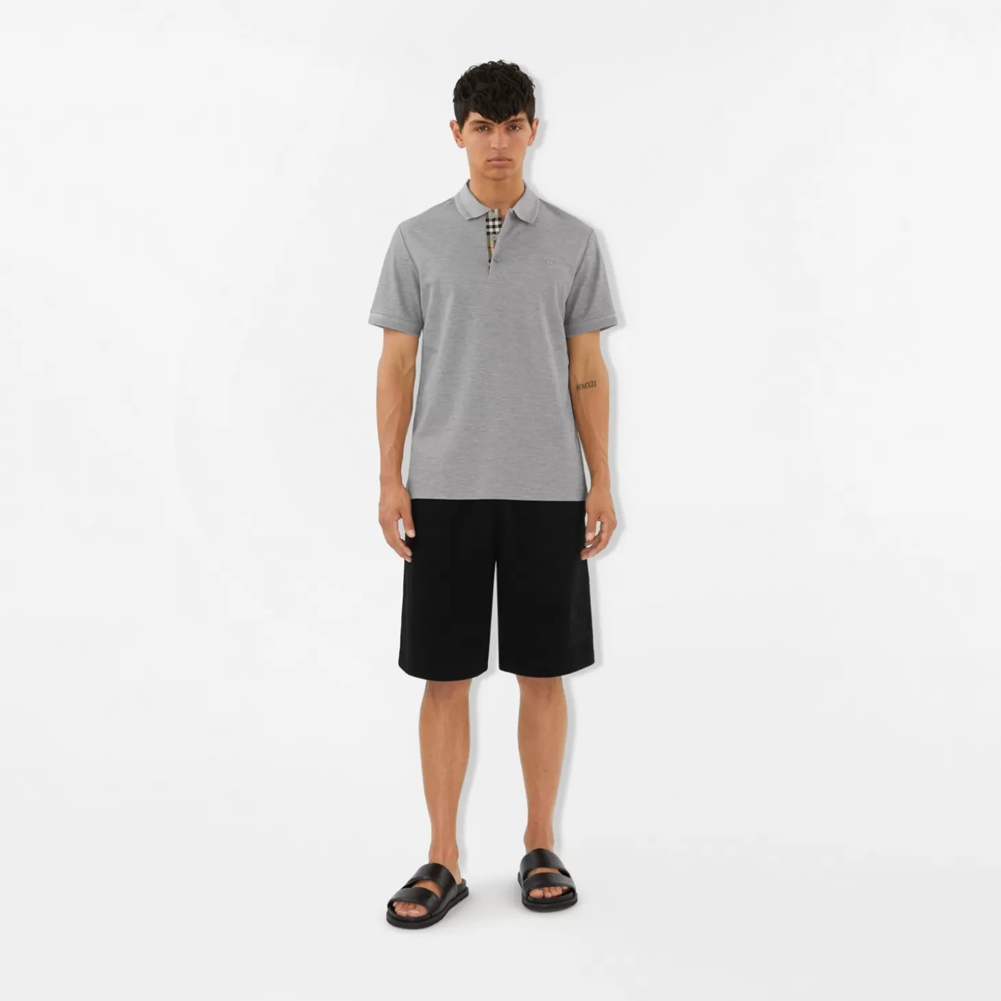 Burberry Monogram pikétröja*Män Polos & T-shirts