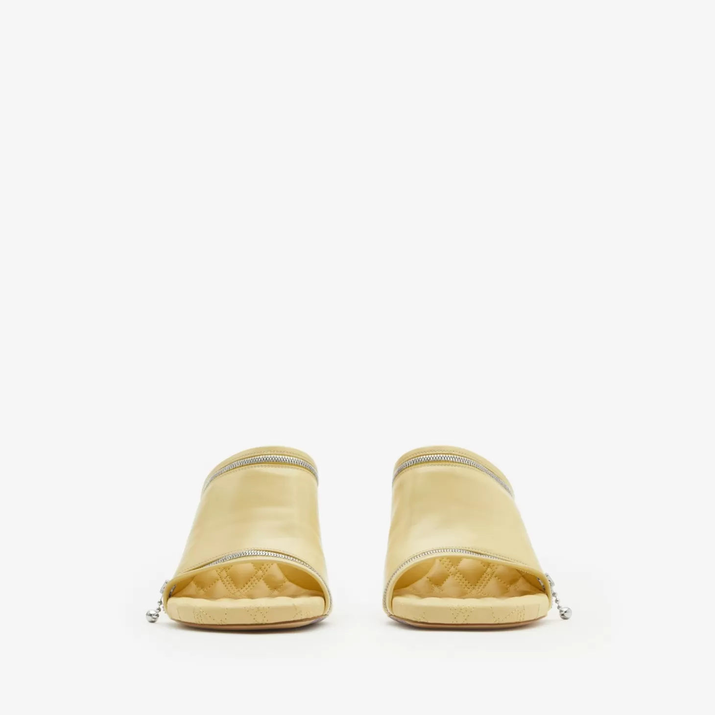 Burberry Peep-sandaler i läder*Kvinnor Sandaler