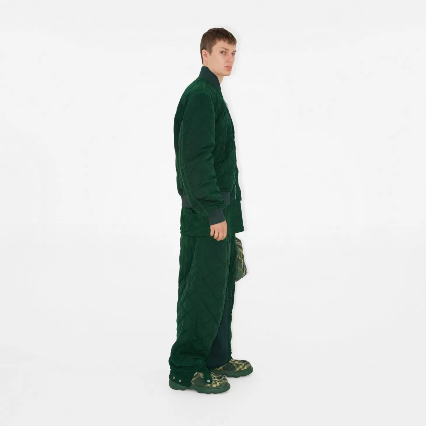 Burberry Quiltad bomberjacka i nylon*Män Kaffor och jackor