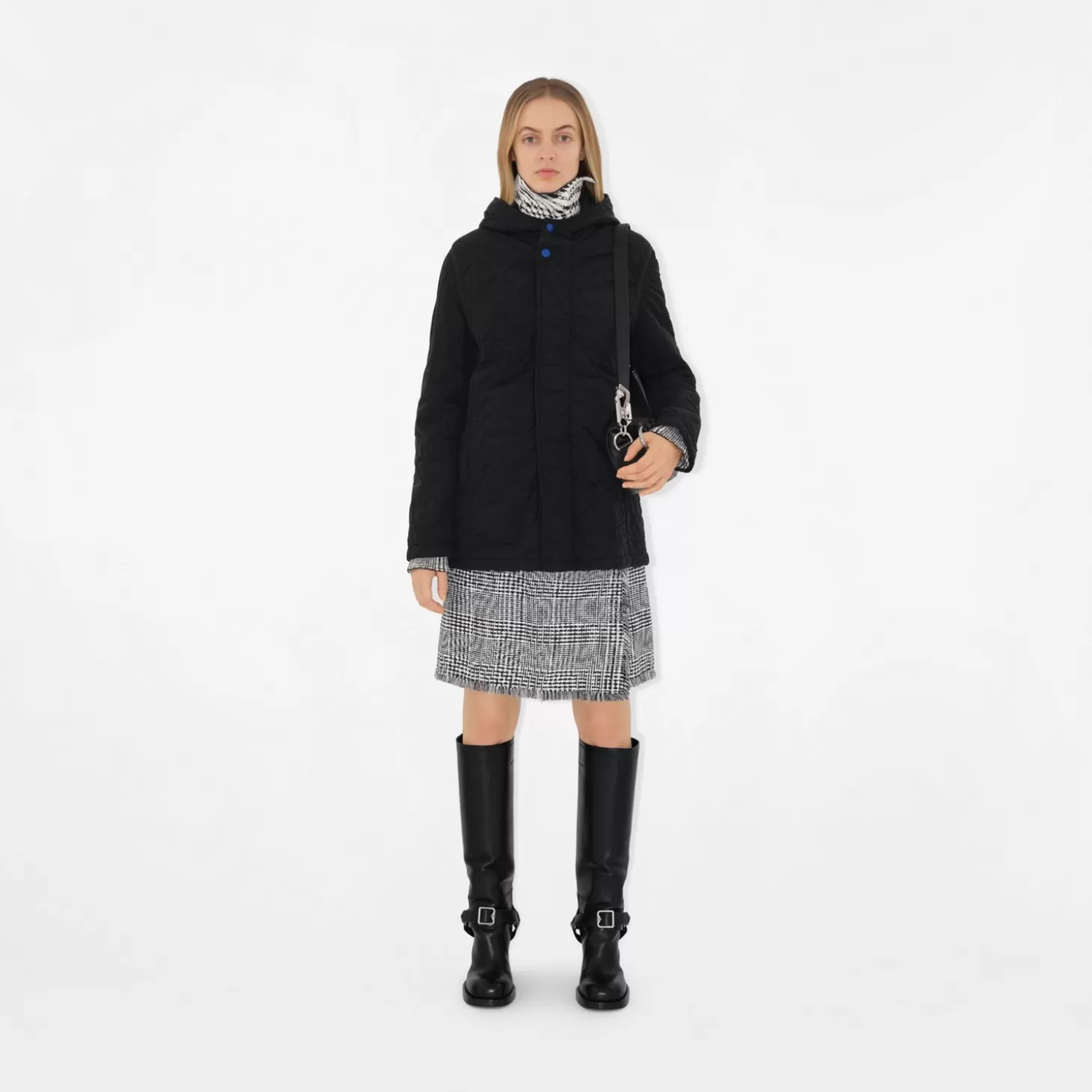 Burberry Quiltad nylonjacka*Kvinnor Kaffor och jackor